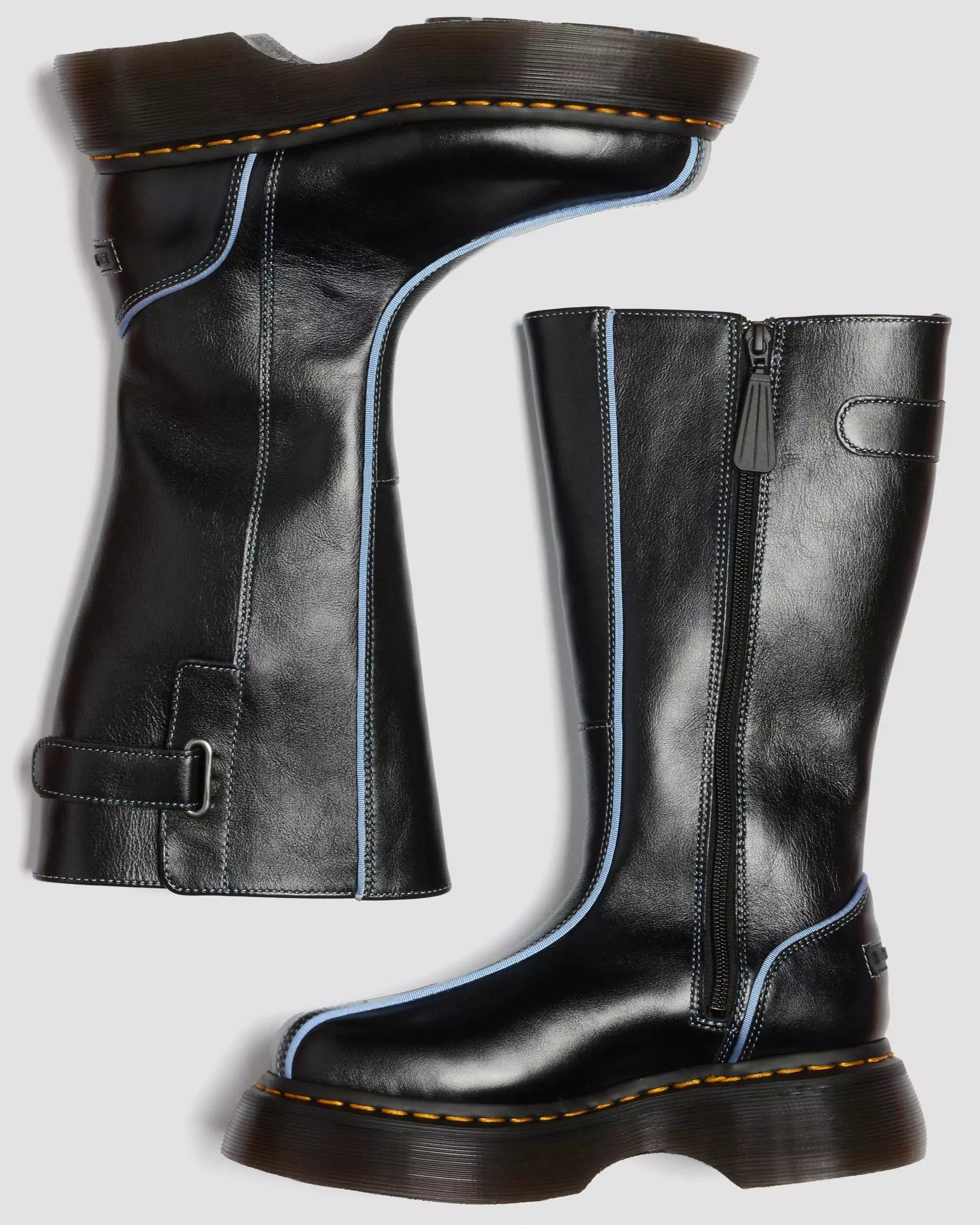 Buzz Hi Tall Gloss Leather Boots