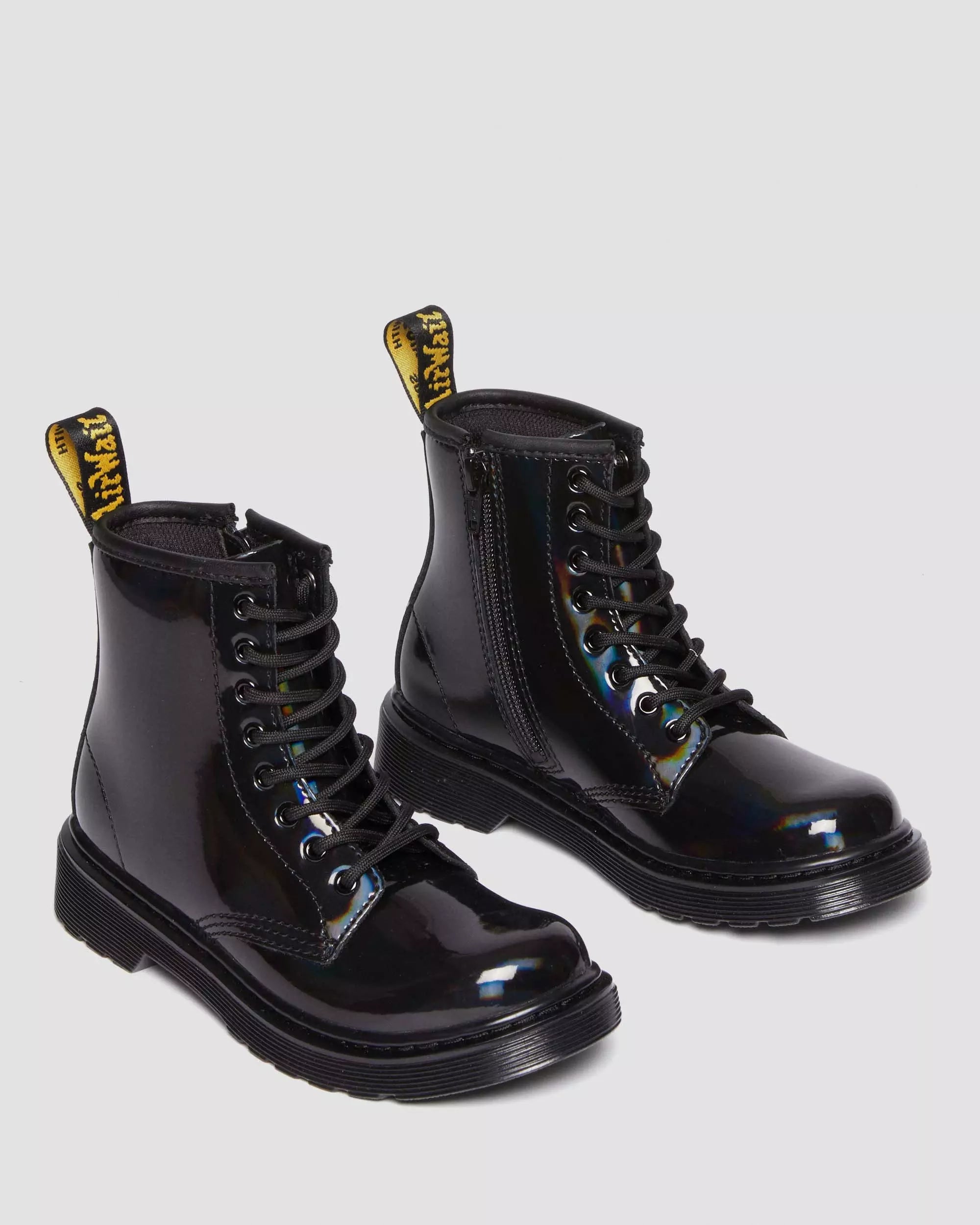 JUNIOR 1460 RAINBOW Patent Leather Lace Up Boots