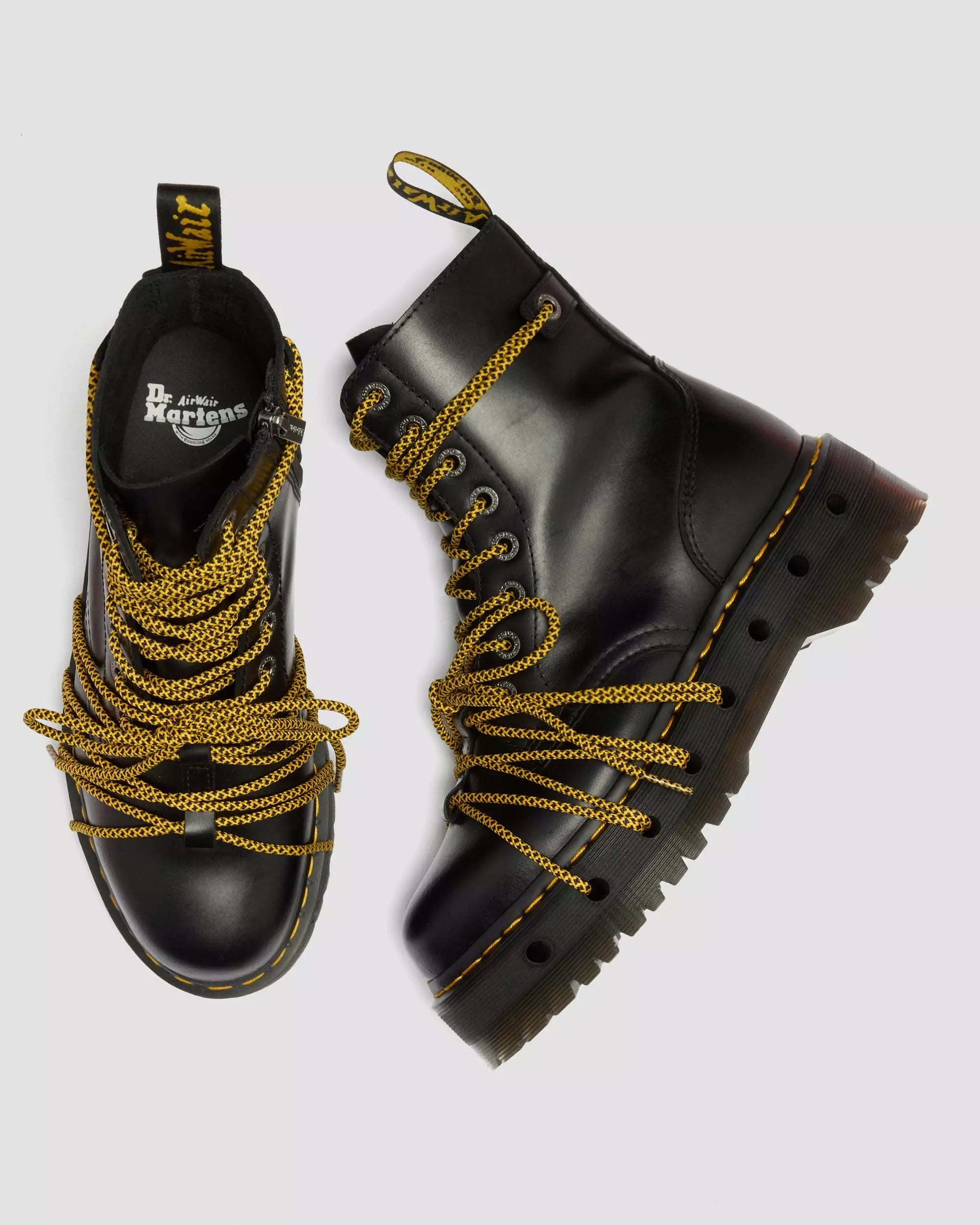 JADON XL Leather Platform Boots