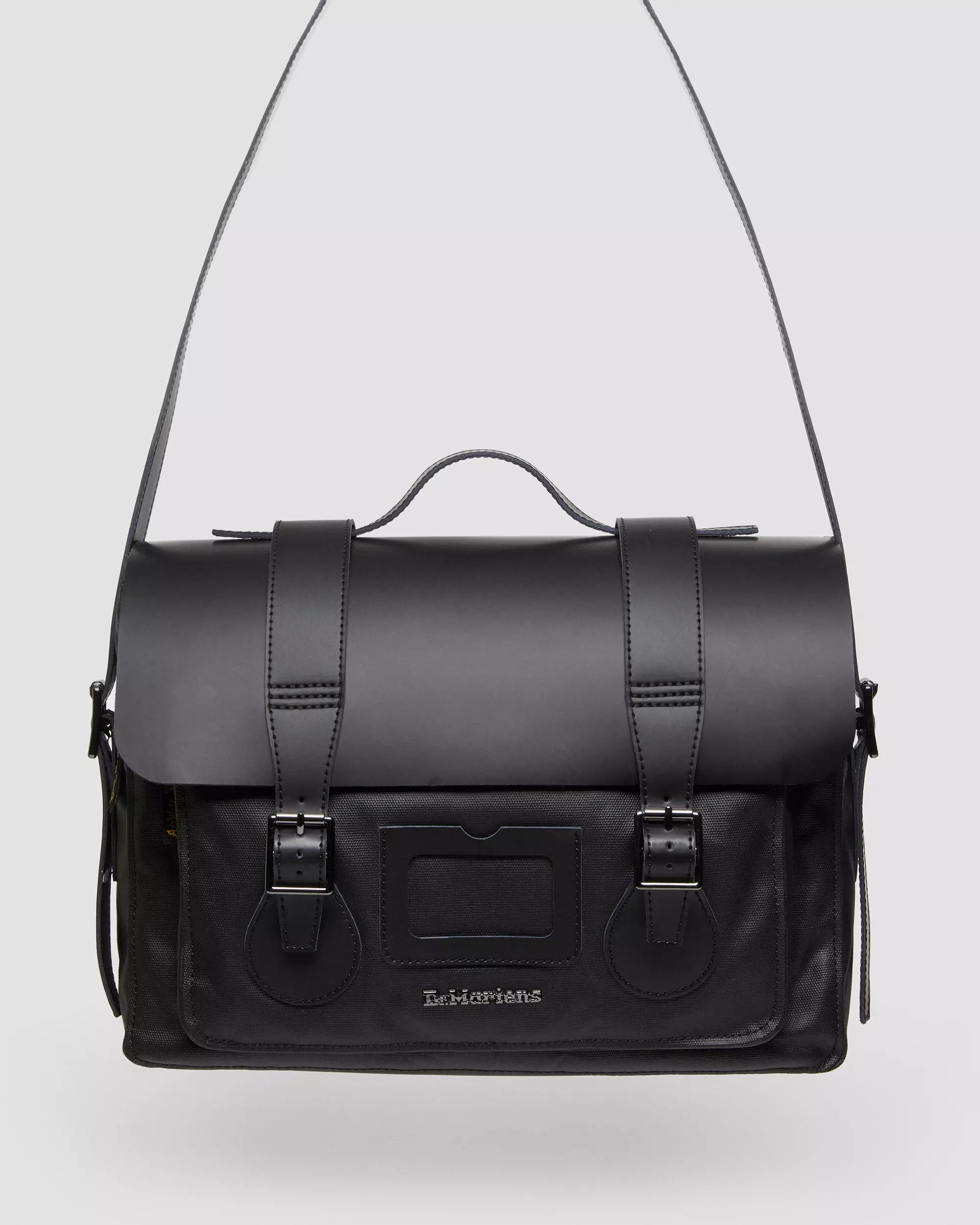 Leather & Canvas Messenger Bag