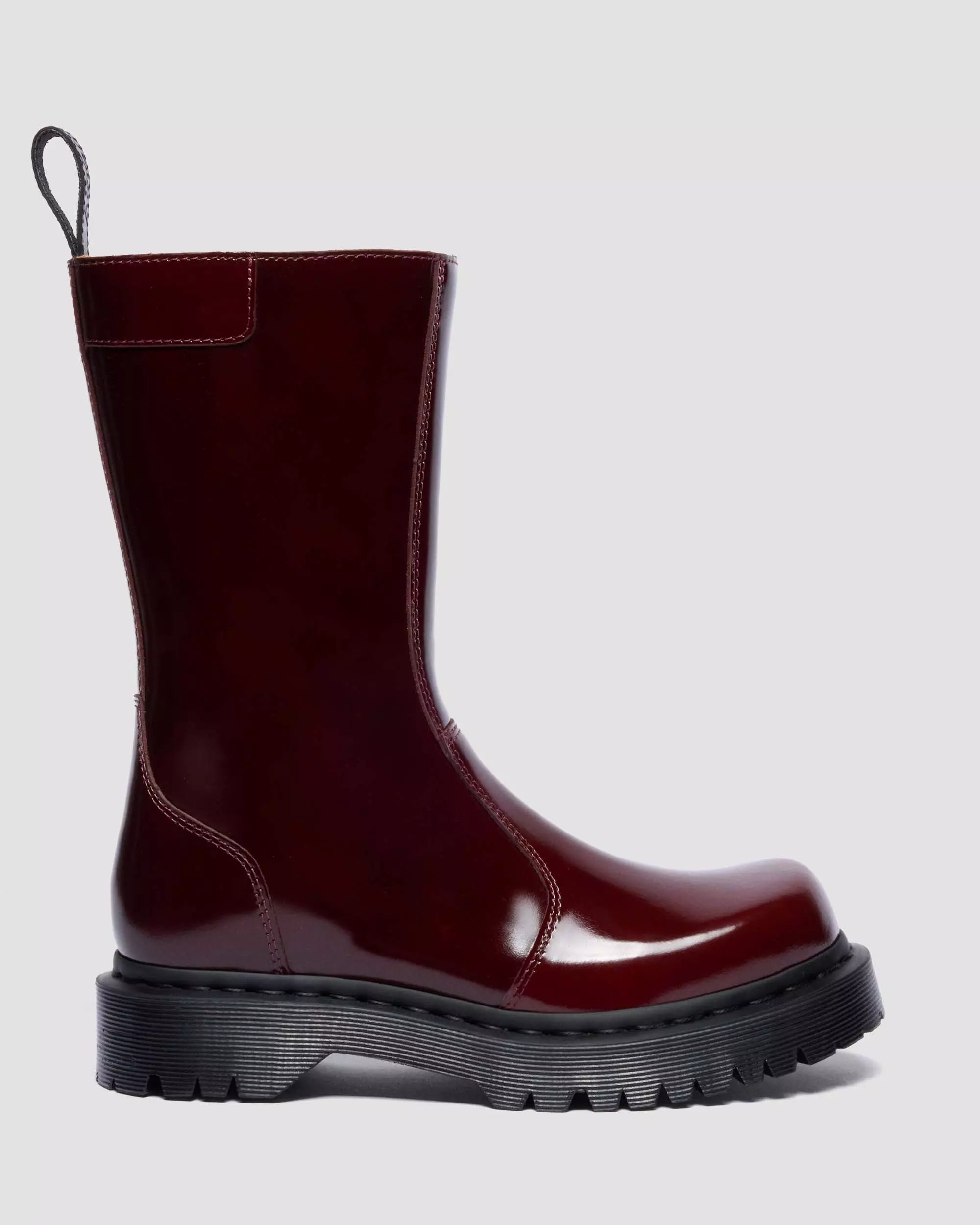 Rejena Lacquered Leather Boots