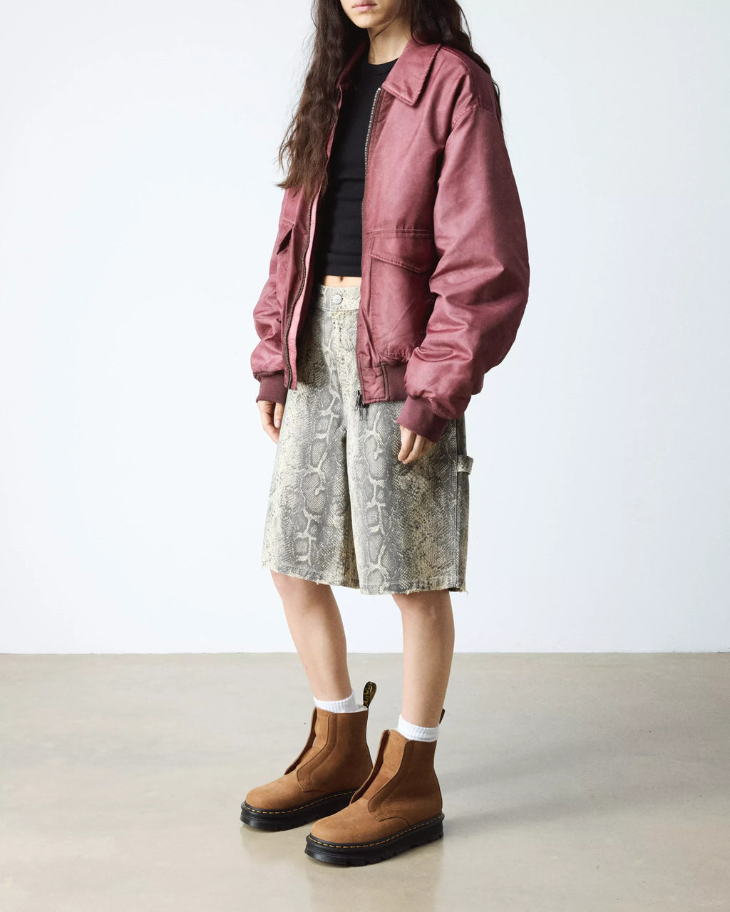 ZEBZAG LACELESS Warm Lined Slip On Nubuck Boots