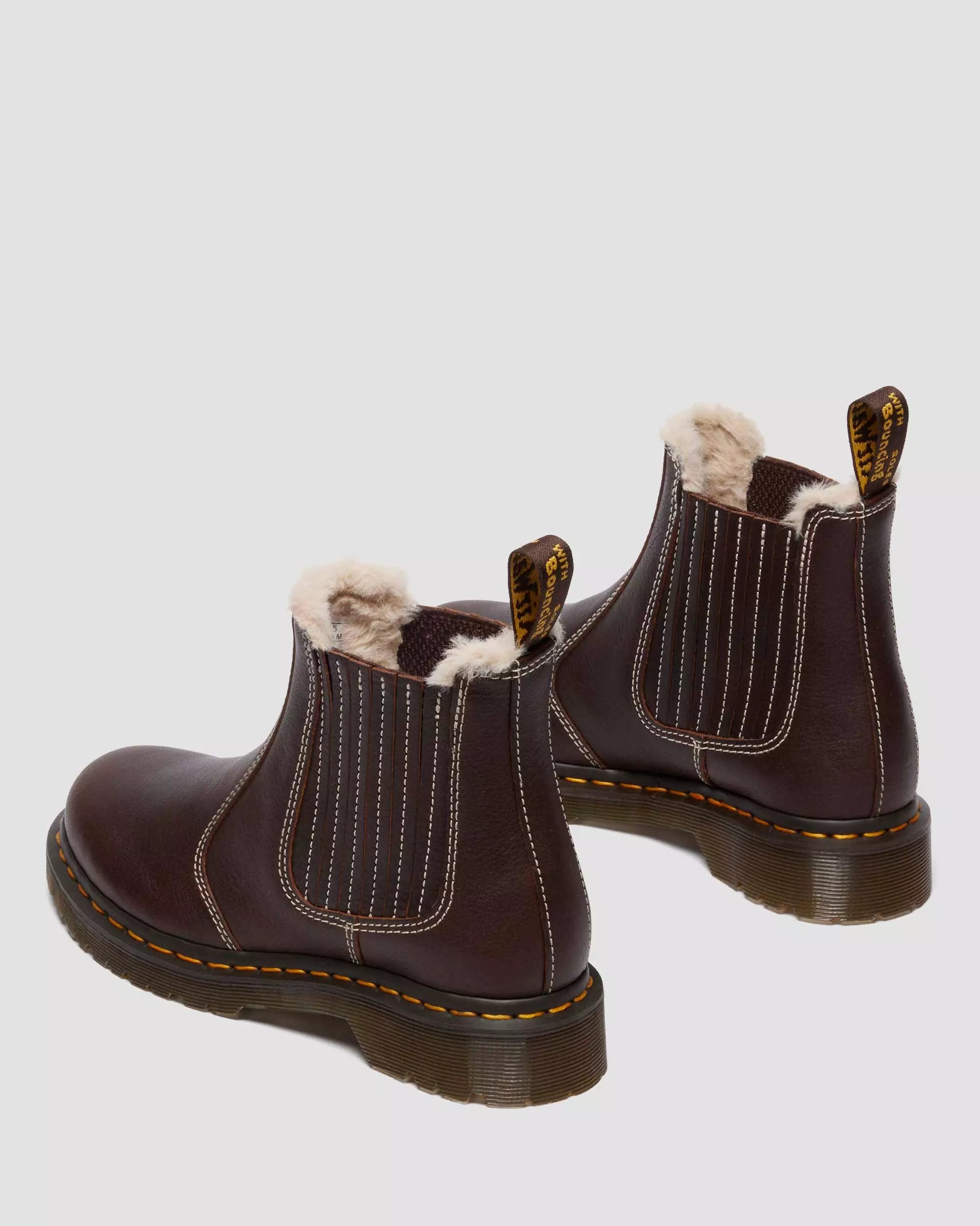 2976 Leonore II Faux Fur Lined Grizzly Leather Chelsea Boots