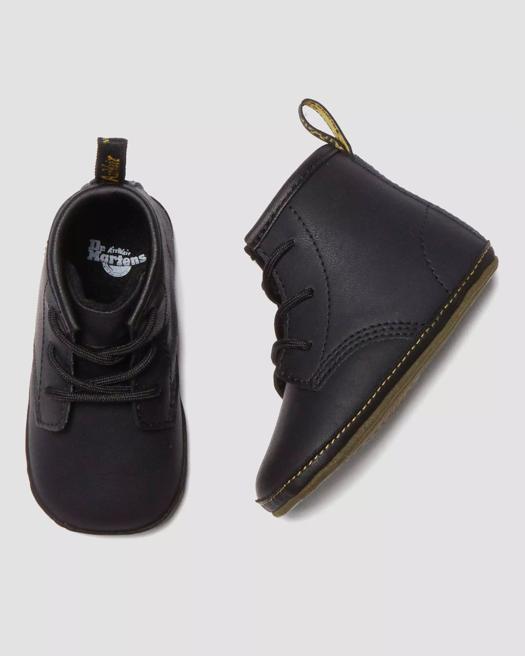 Newborn 1460 Auburn Leather Booties