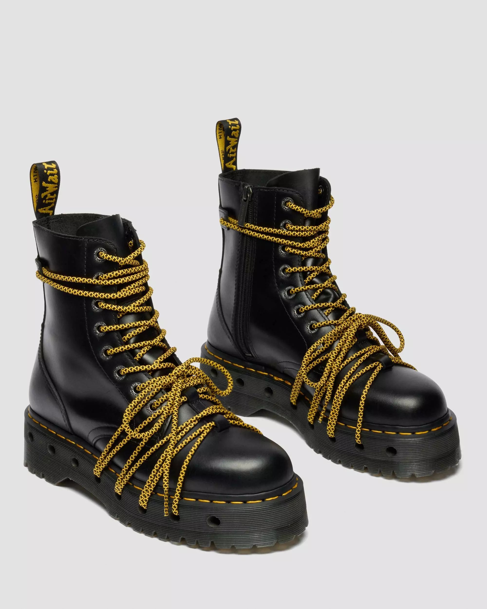 JADON XL Leather Platform Boots