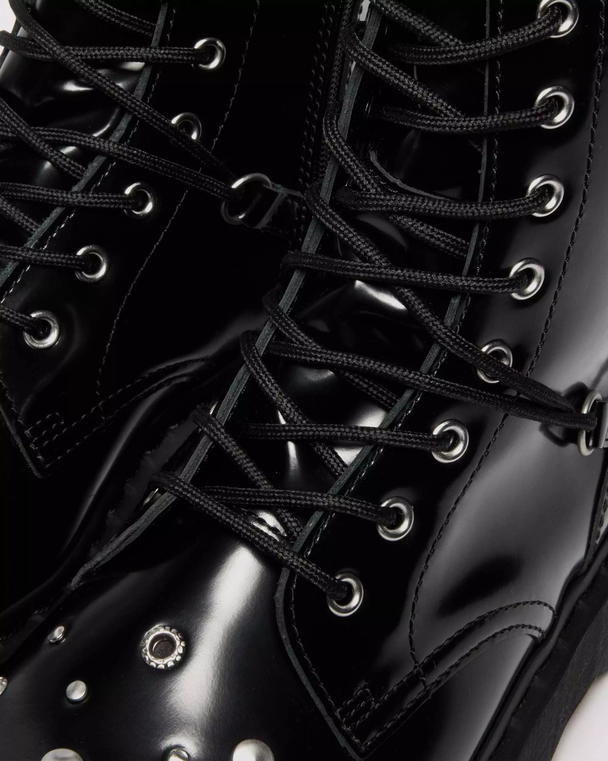 JADON HI Studded Buttero Leather Platform Boots