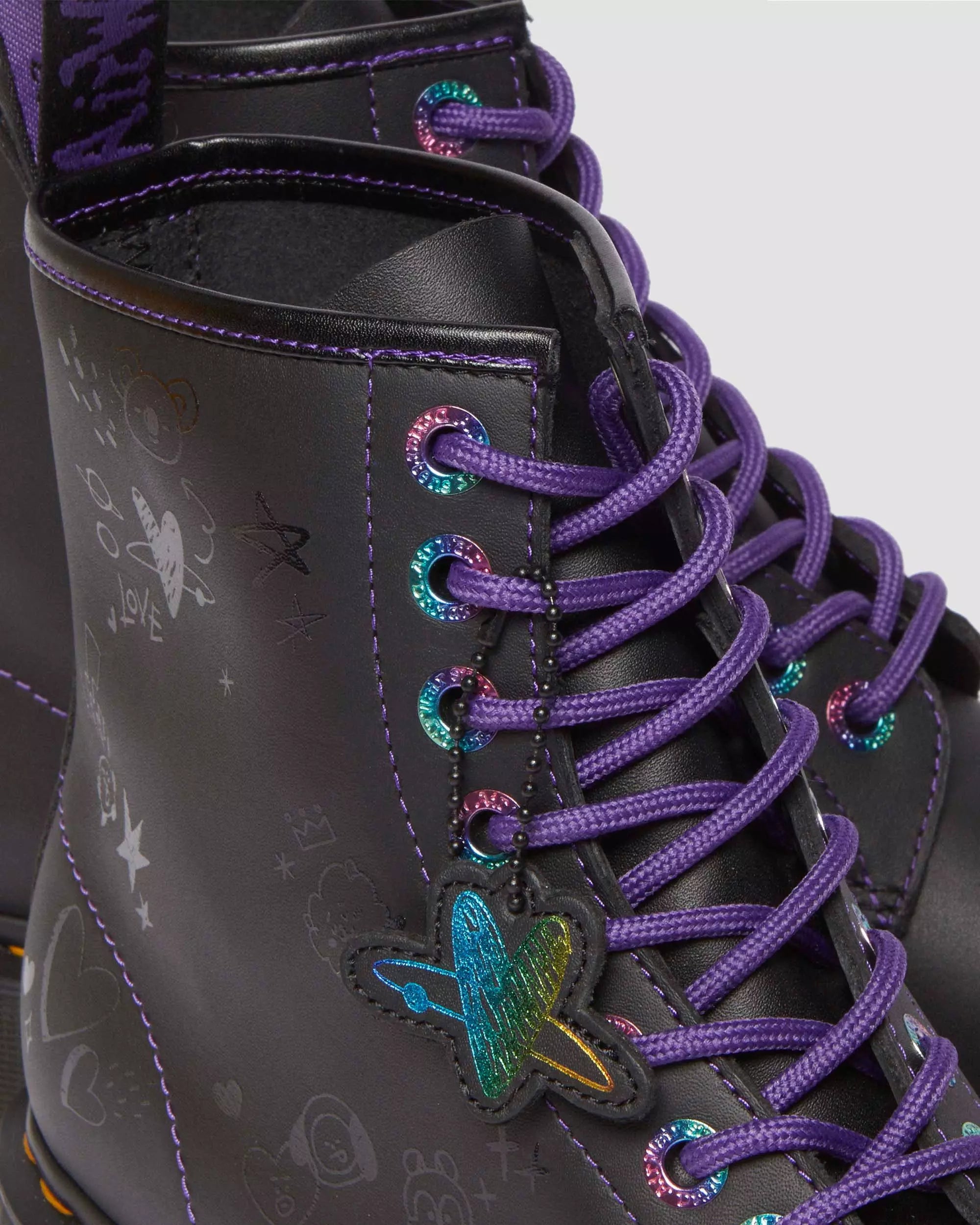 1460 x BT21 Leather Lace Up Boots