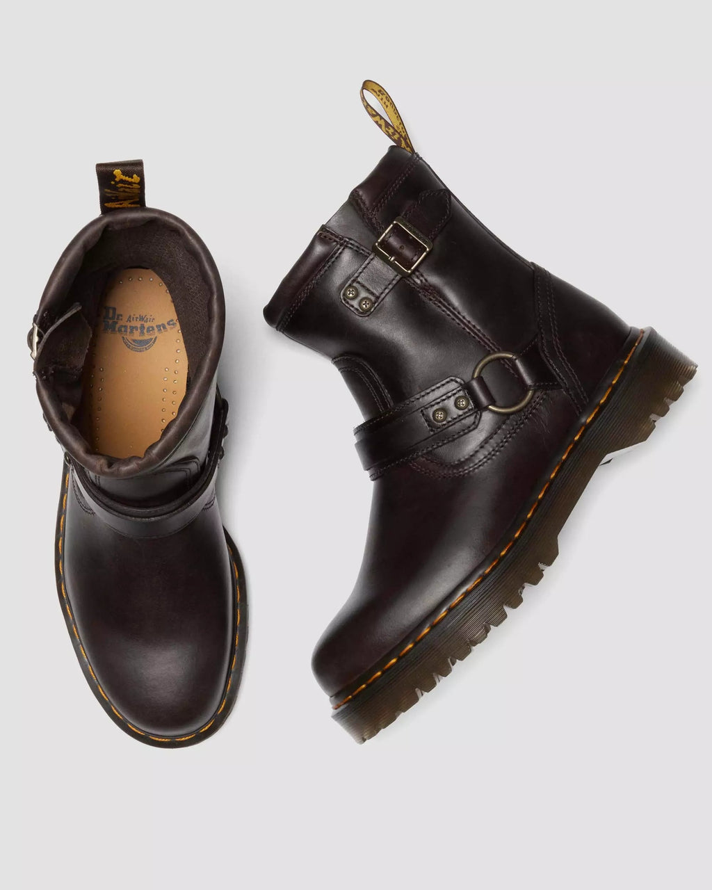 Anistone Harness Crazy Horse Biker Boots