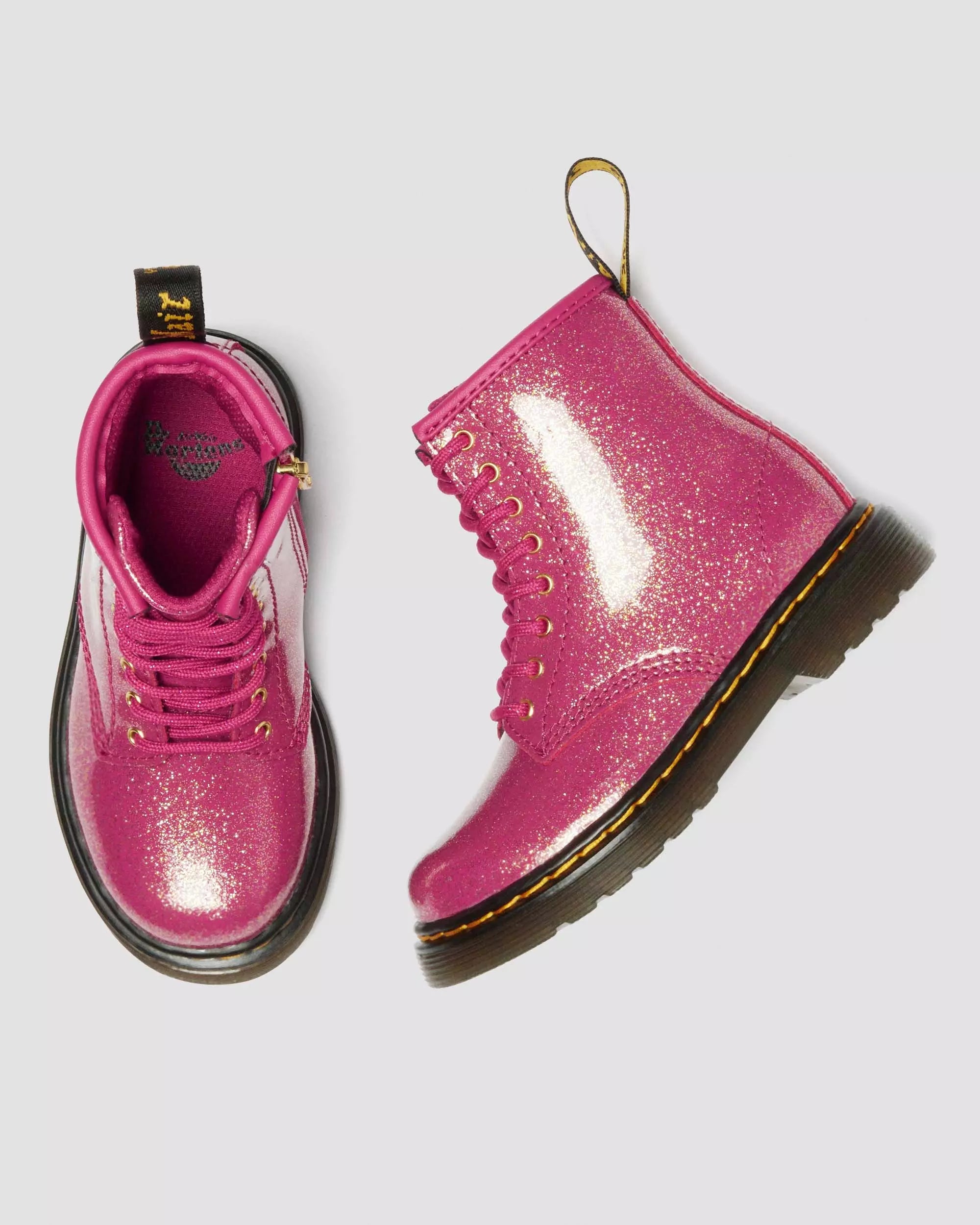 TODDLER 1460 GLITTER PATENT LEATHER BOOTS