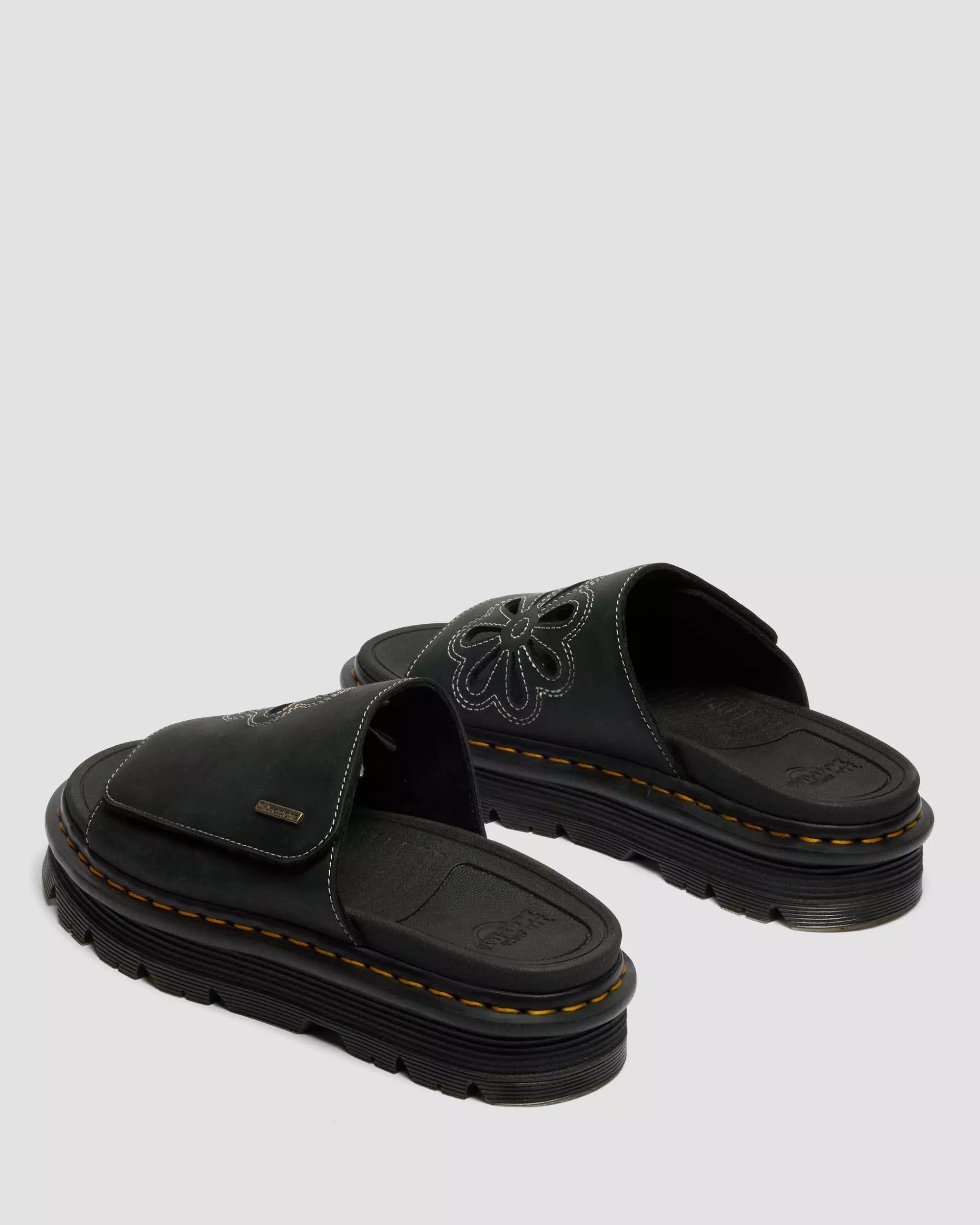 Zebzag Slides Wyoming Leather Platform Sandals