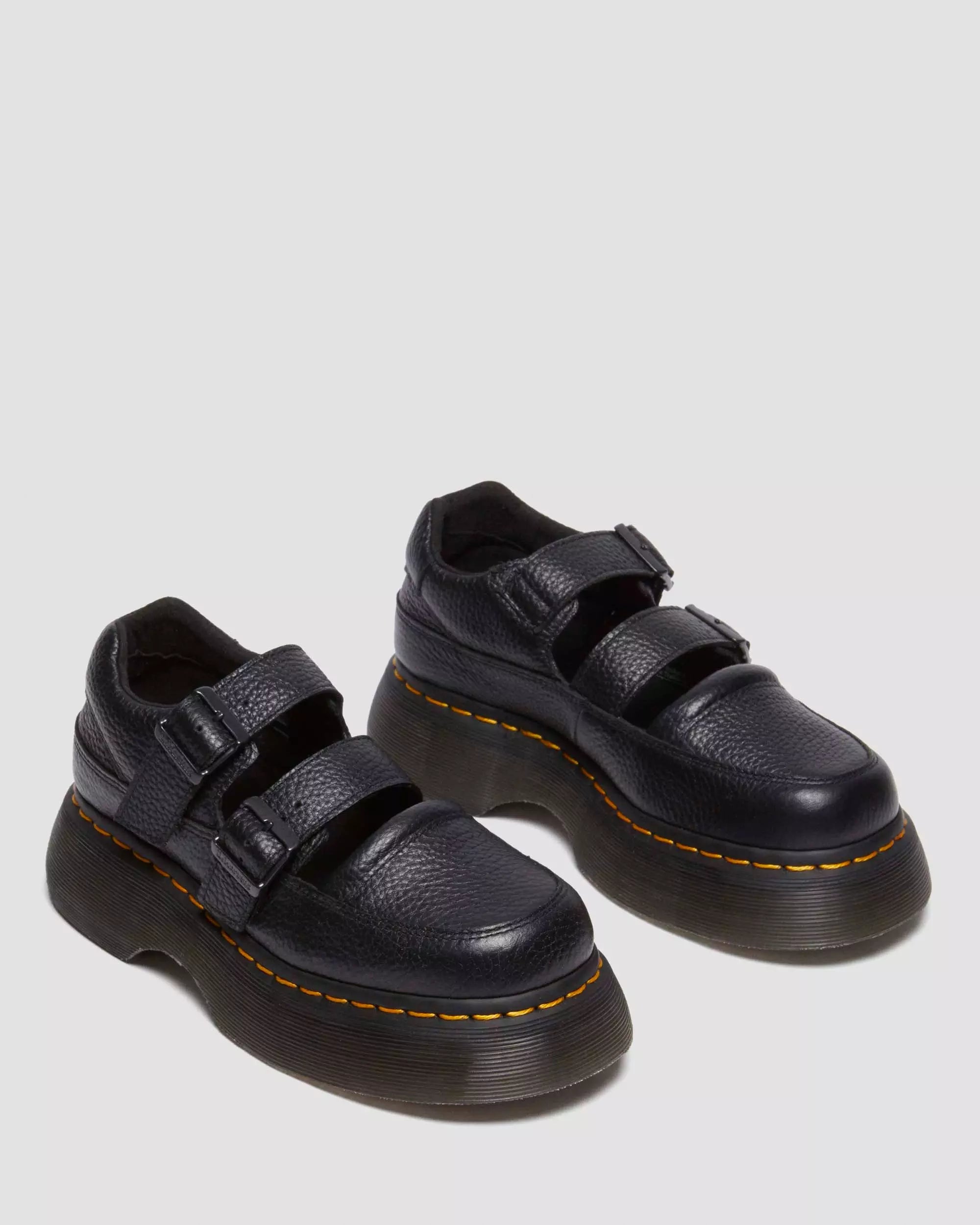 Buzz Milled Napa Leather Mary Jane Shoes