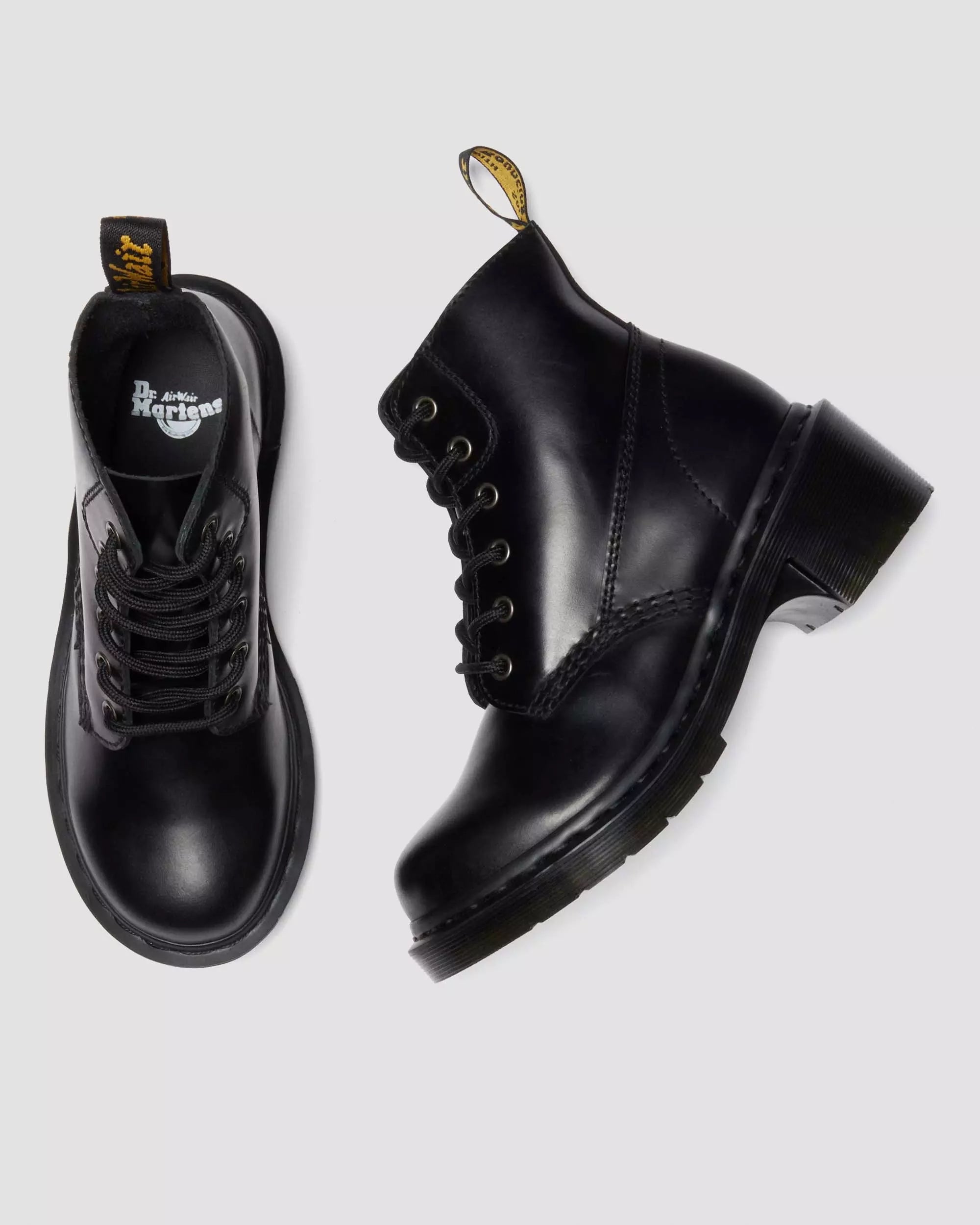 ALDERSTONE Orleans Leather Lace Up Ankle Boots