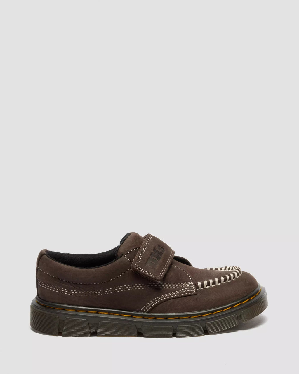 Junior Raffe Strap Tumbled Nubuck Moc Toe Shoes