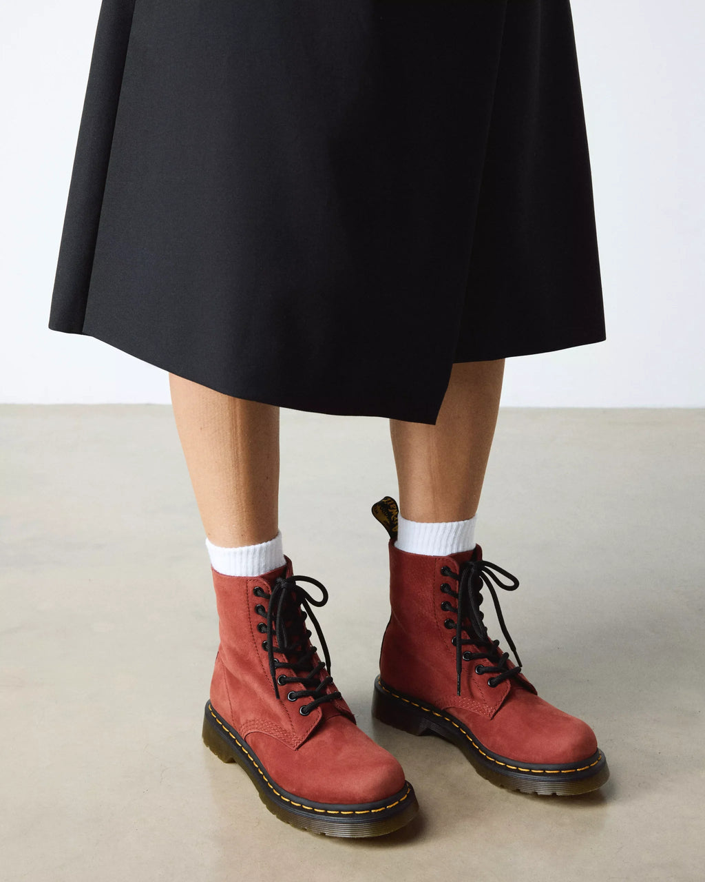 1460 Pascal Nubuck Leather Lace Up Boots