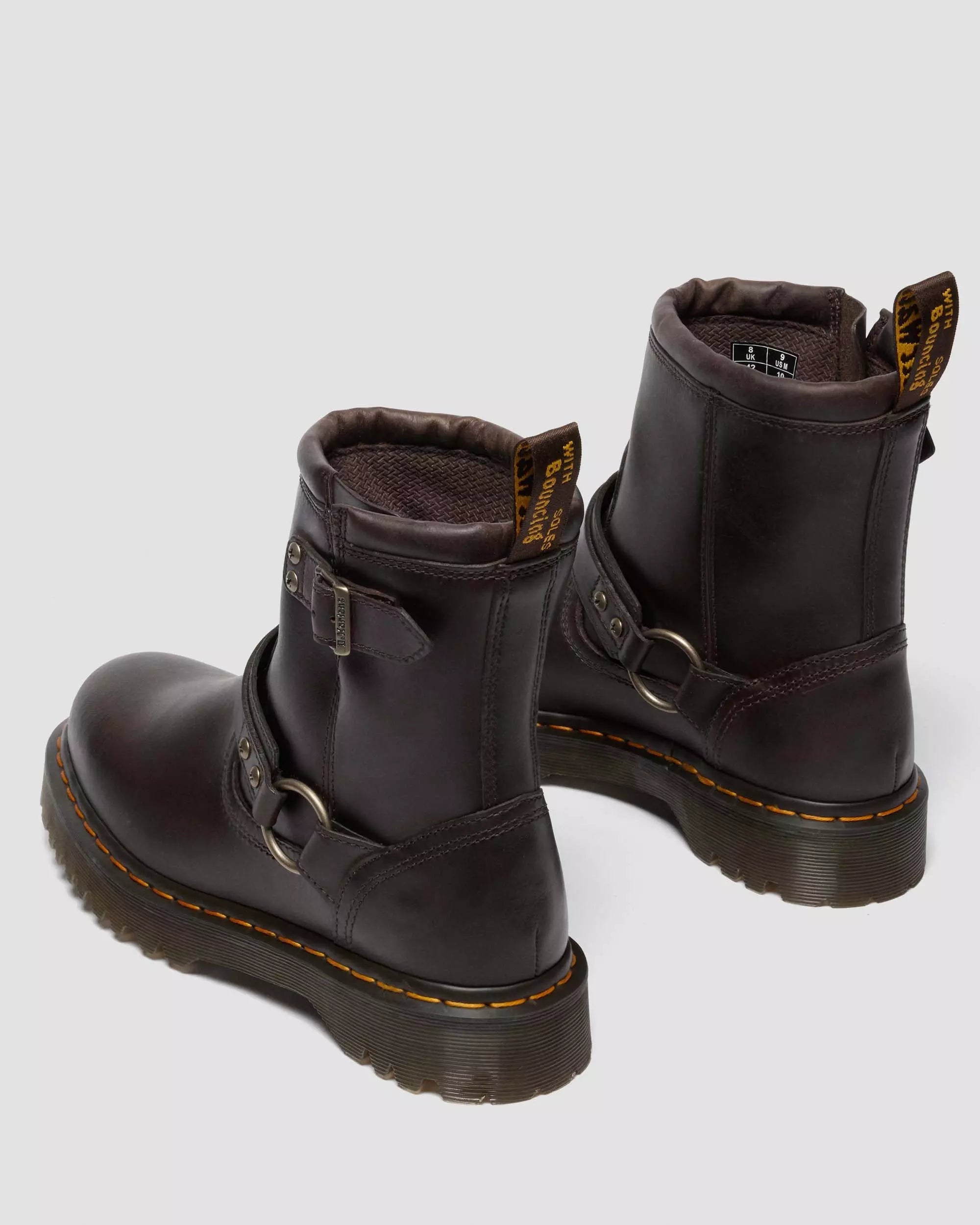 Anistone Harness Crazy Horse Biker Boots