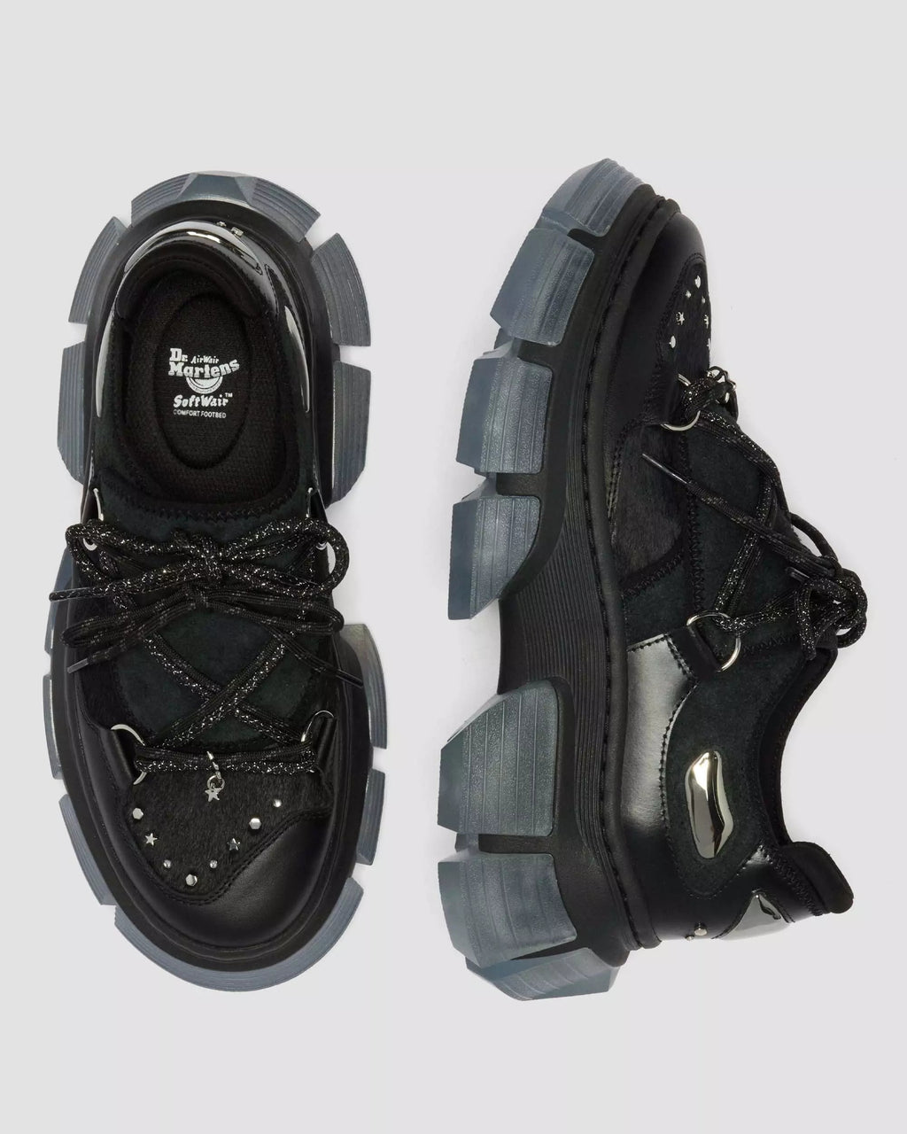14XX DMXL 2.0 GUARD Virginia & Hair On Leather Platform Shoes