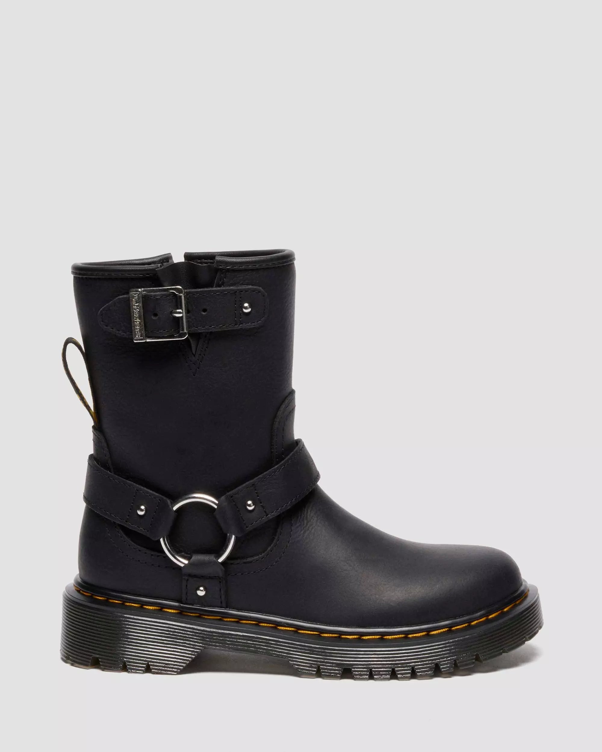 Genaya Junior Kids Leather Biker Boots