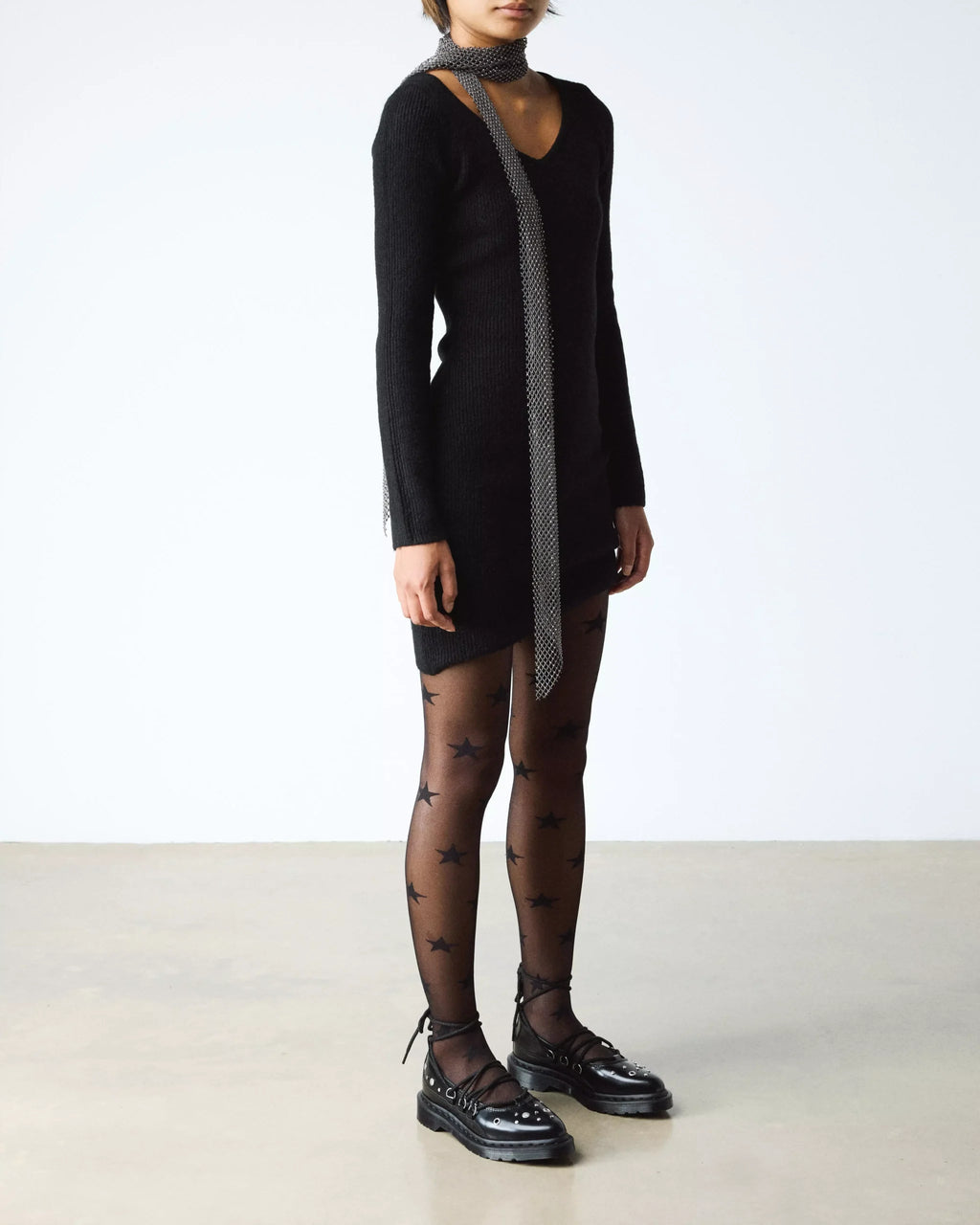 ELPHIE II Studded Buttero Leather Ballet Flats