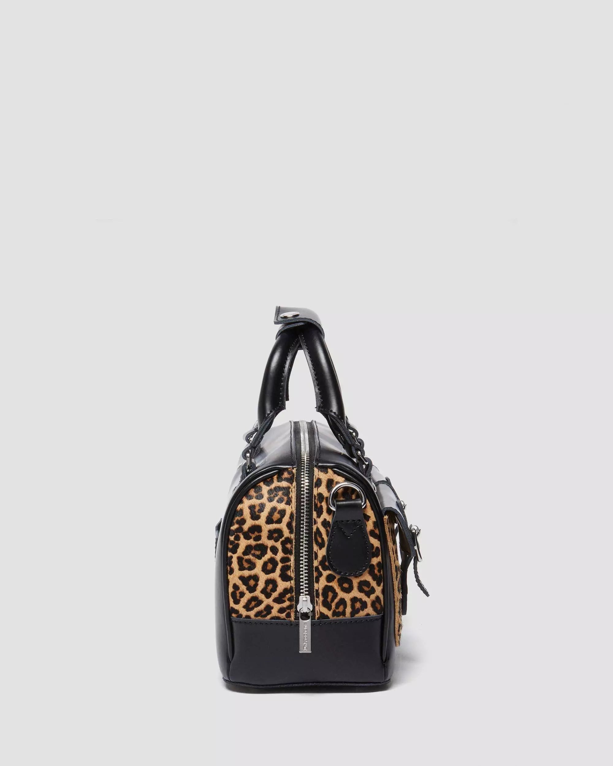 Top Handle Bag Leopard Print Hair On