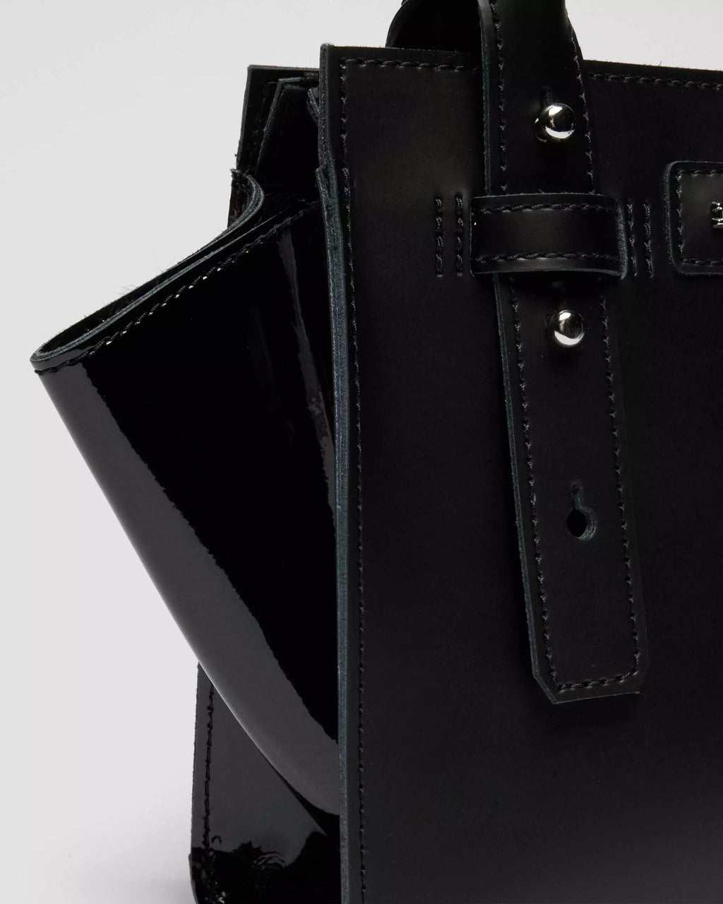 SMALL LEATHER TOTE BAG Kiev & Patent Lamper Leather Bag
