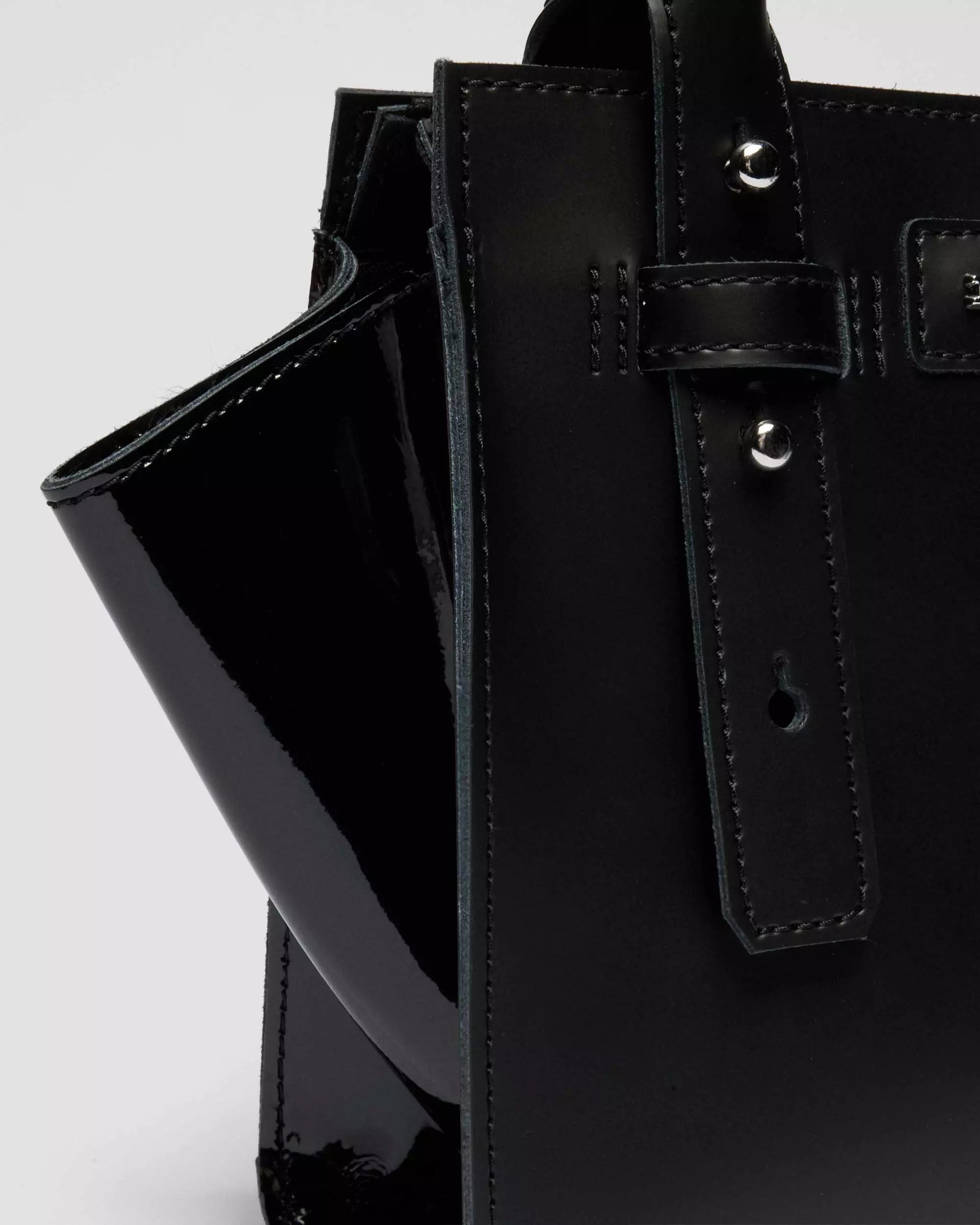 SMALL LEATHER TOTE BAG Kiev & Patent Lamper Leather Bag