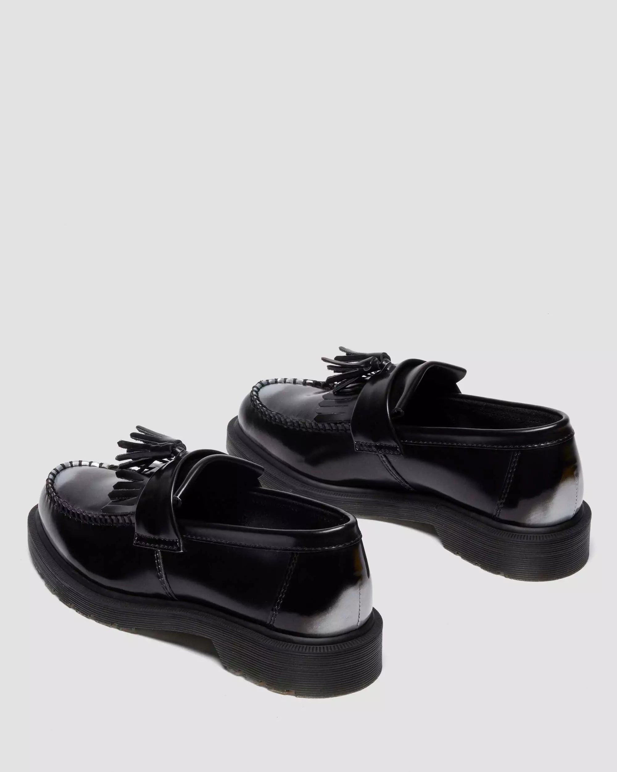 Adrian Arcadia Rub Off Leather Tassel Loafers