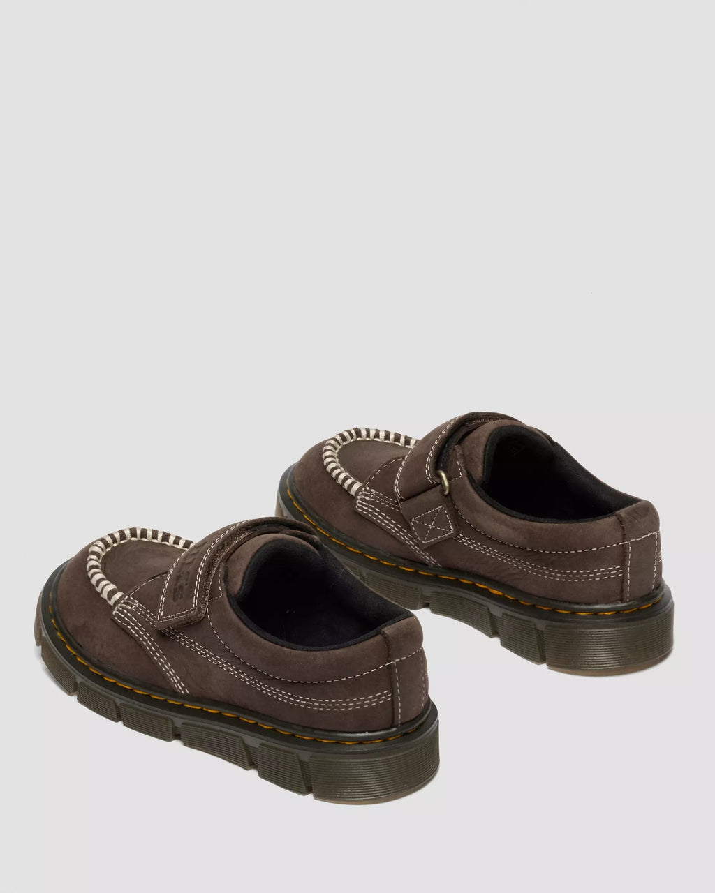 Junior Raffe Strap Tumbled Nubuck Moc Toe Shoes