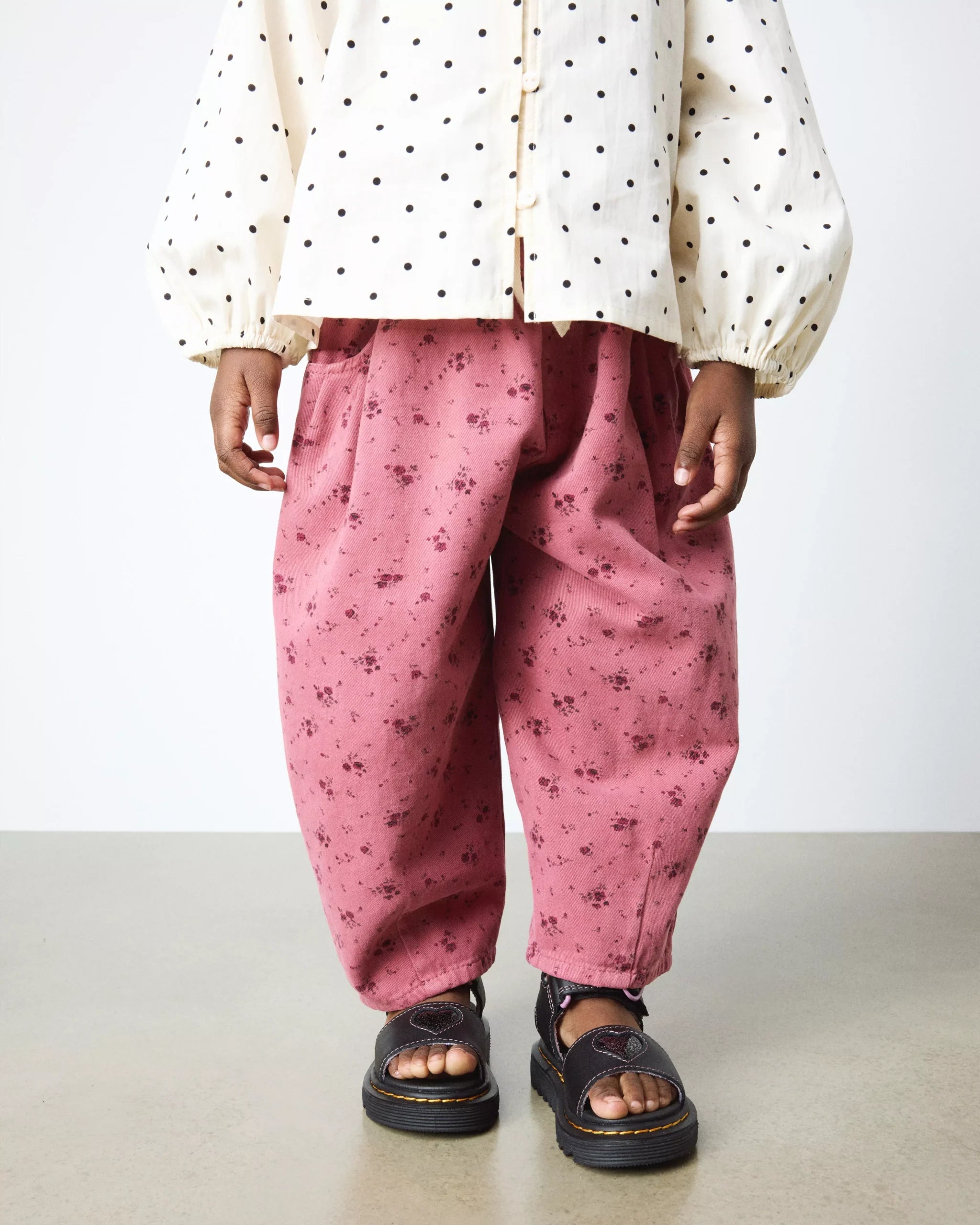 Toddler Marlowe II Glitter Heart Leather Strap Shoes
