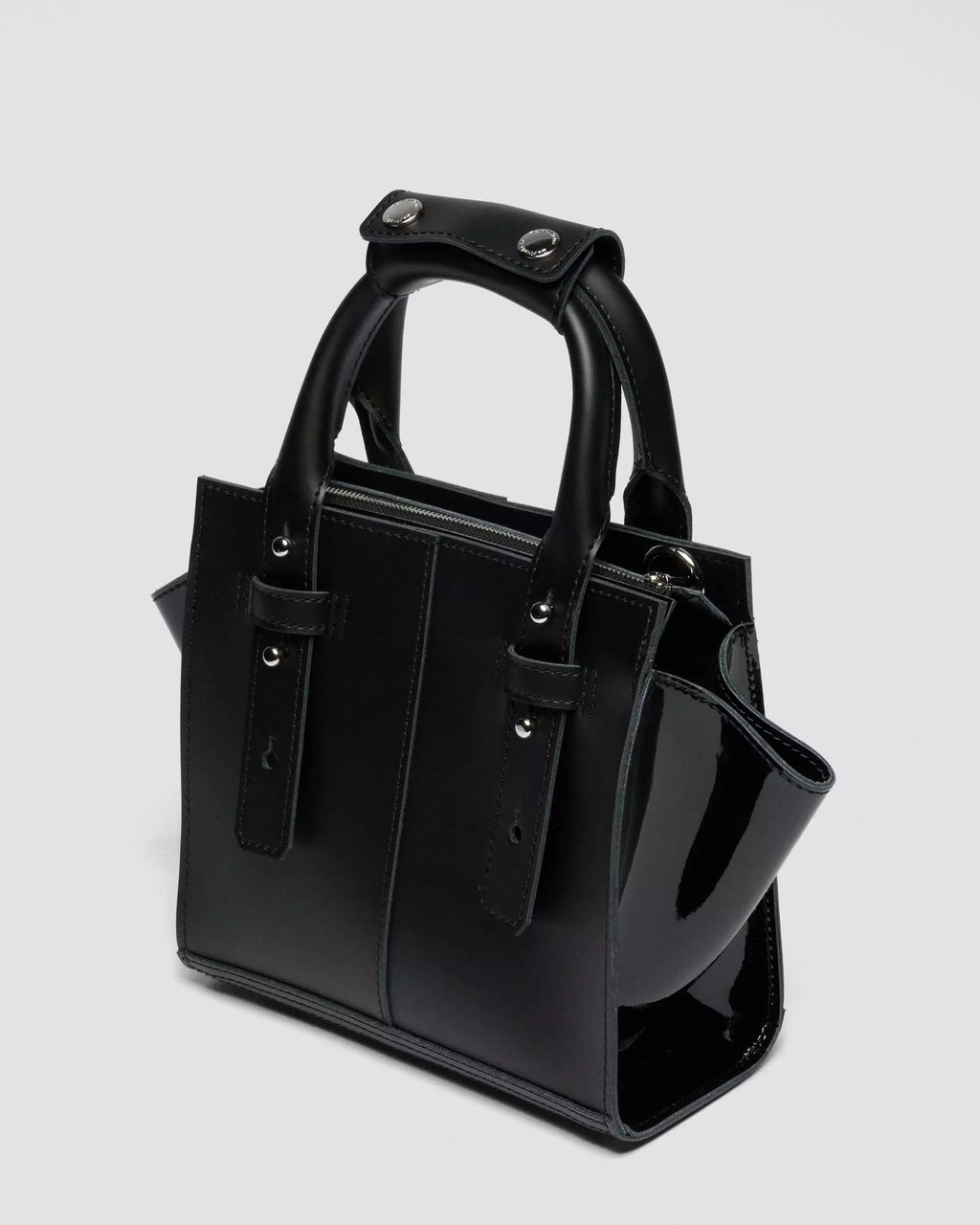 SMALL LEATHER TOTE BAG Kiev & Patent Lamper Leather Bag