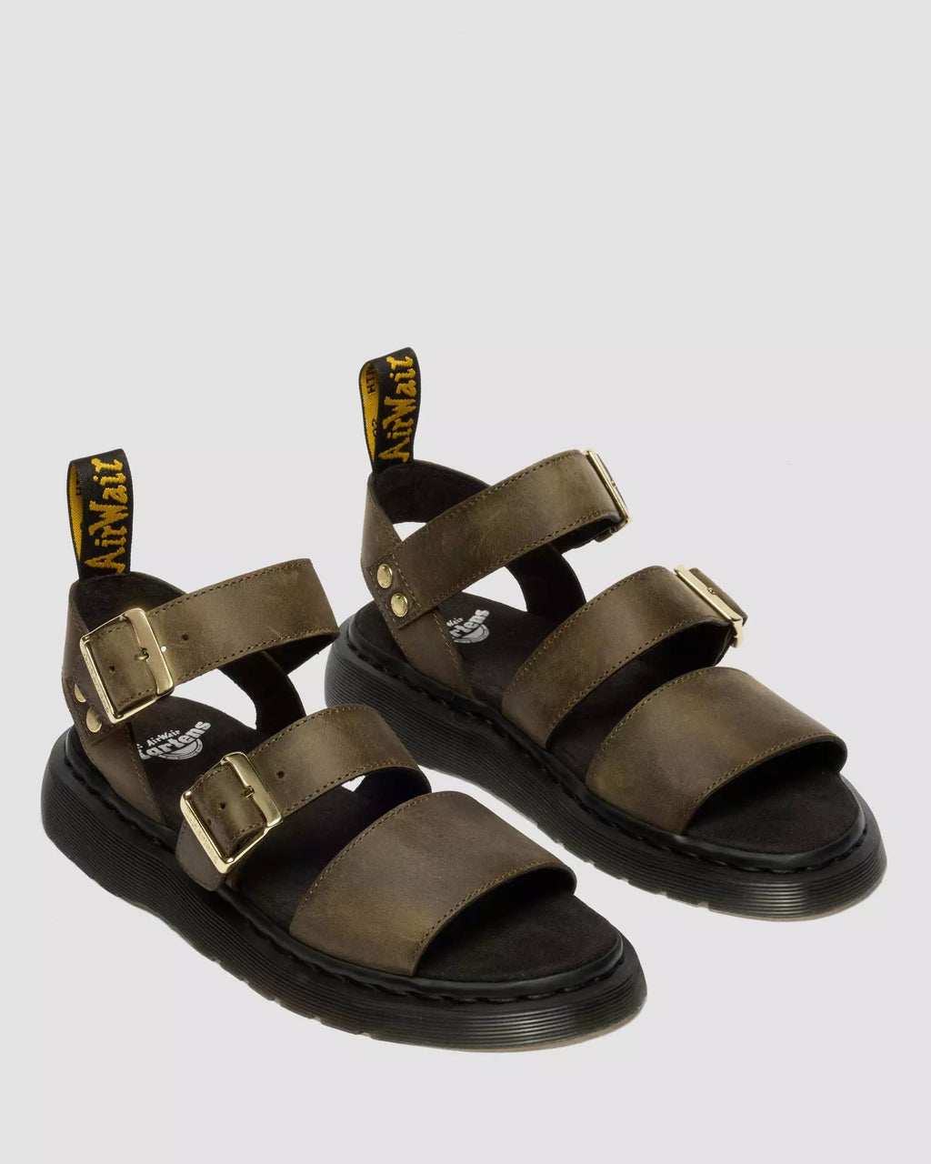 Gryphon Leather Gladiator Sandals
