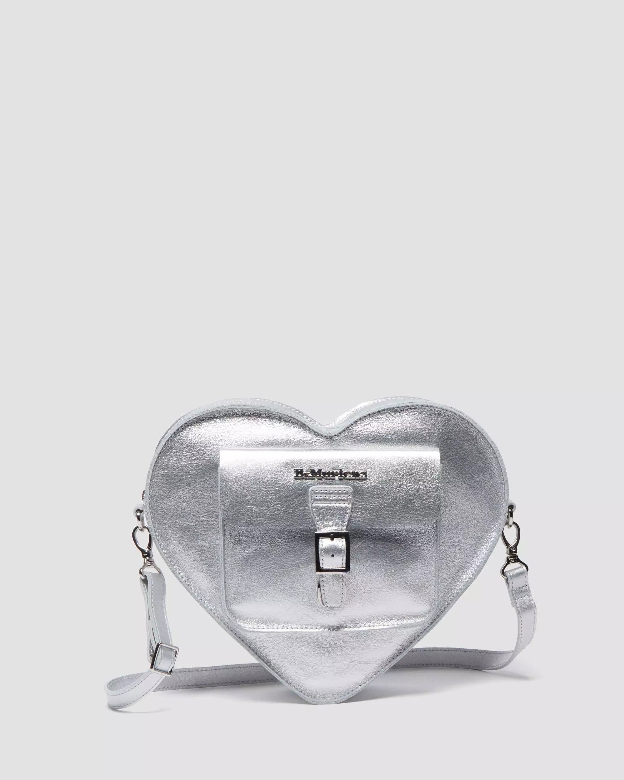 HEART BACKPACK Milled Metallic Backpack