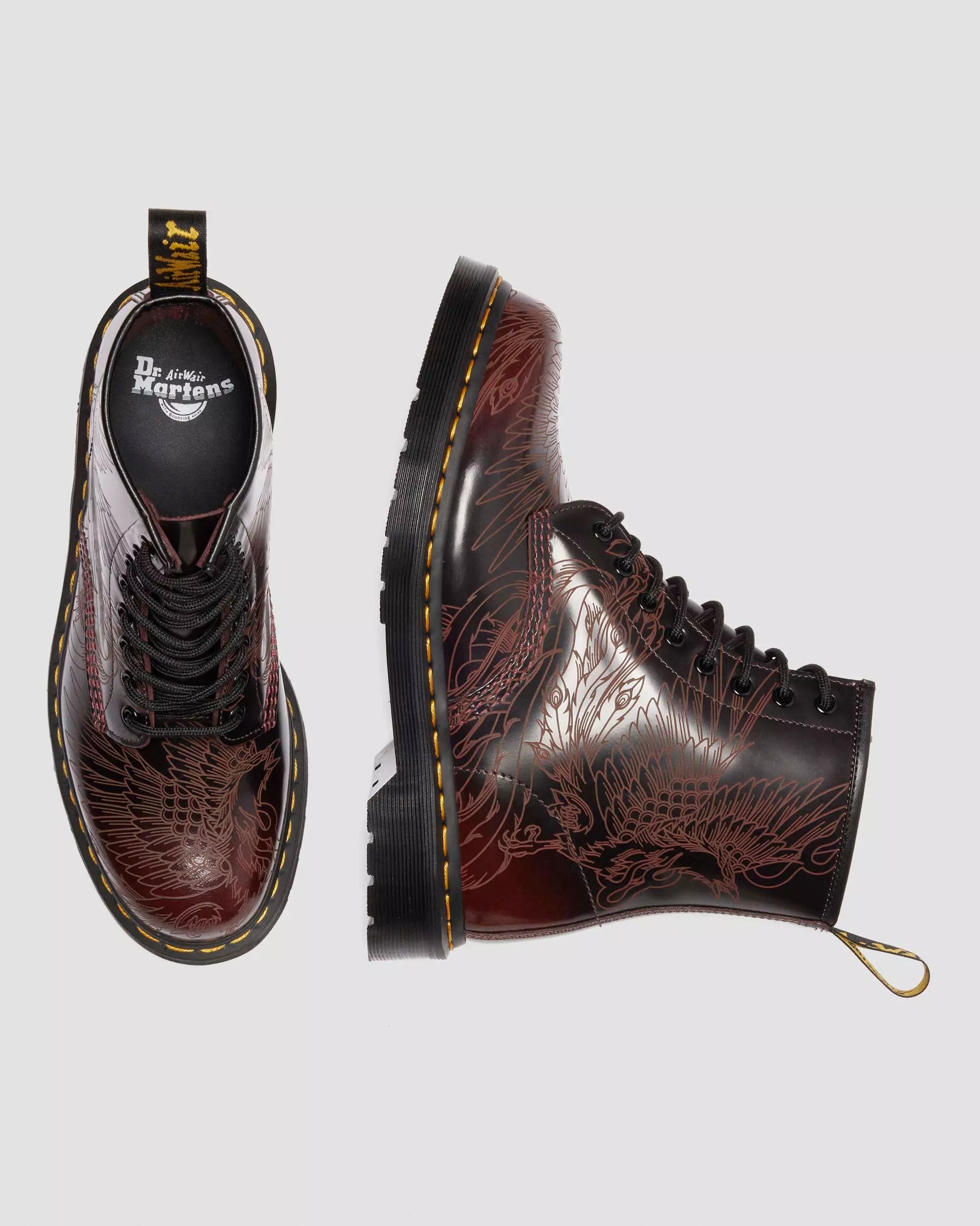 1460 PHOENIX Arcadia Rub Off Leather Boots