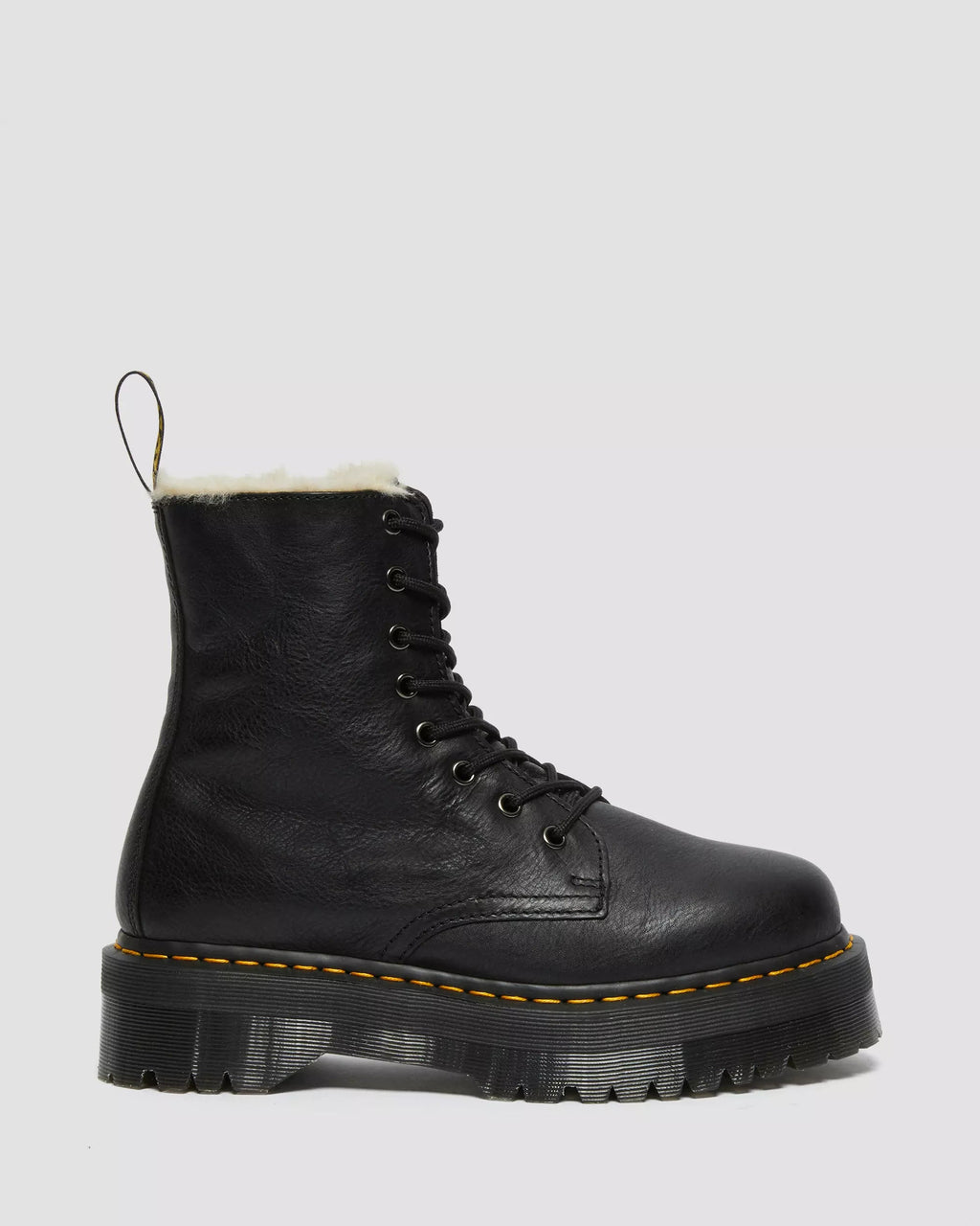 Jadon Faux Fur Lined Leather Platform Boots