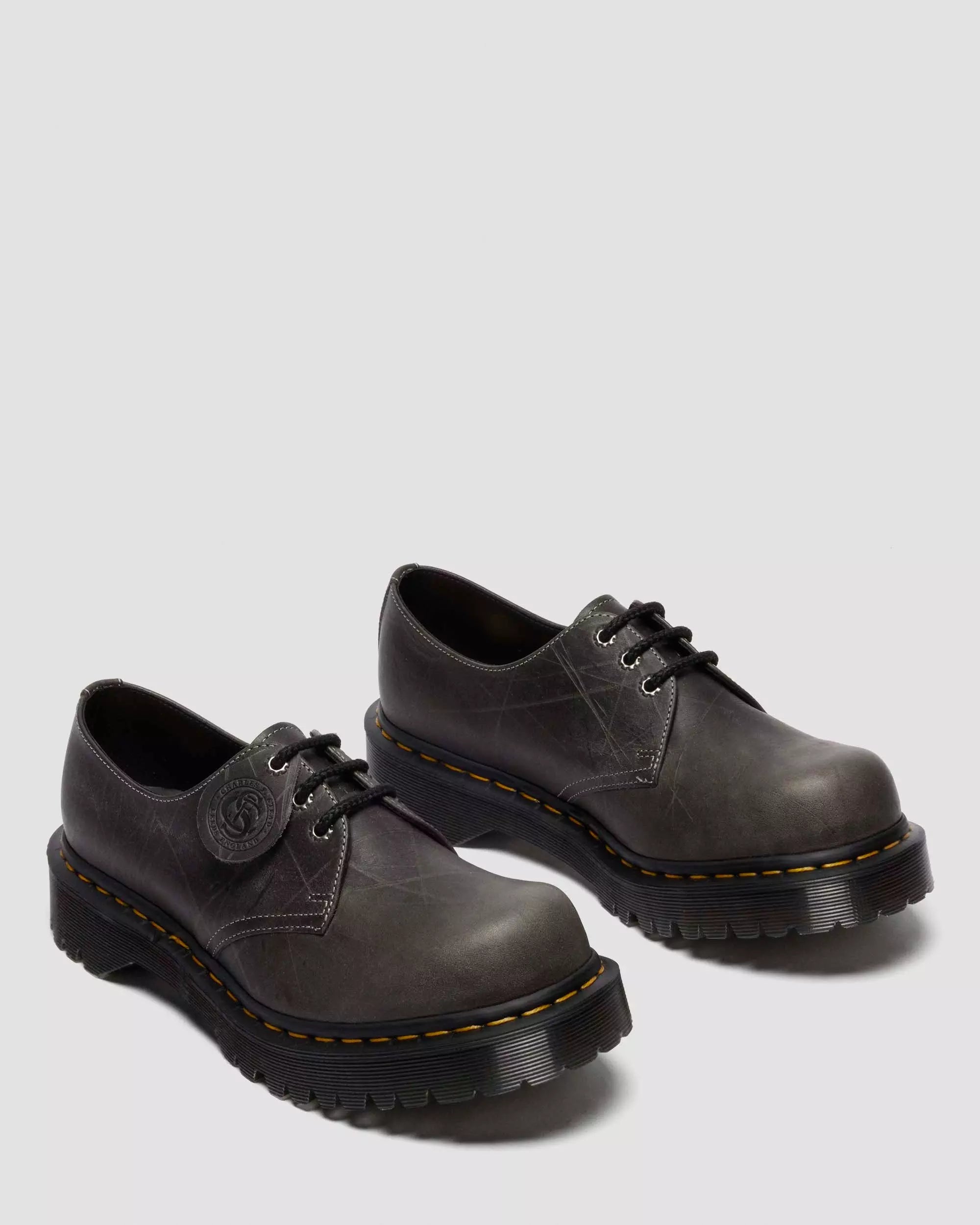 1461 Bex Made In England Natural Grain Bump Toe Shoes