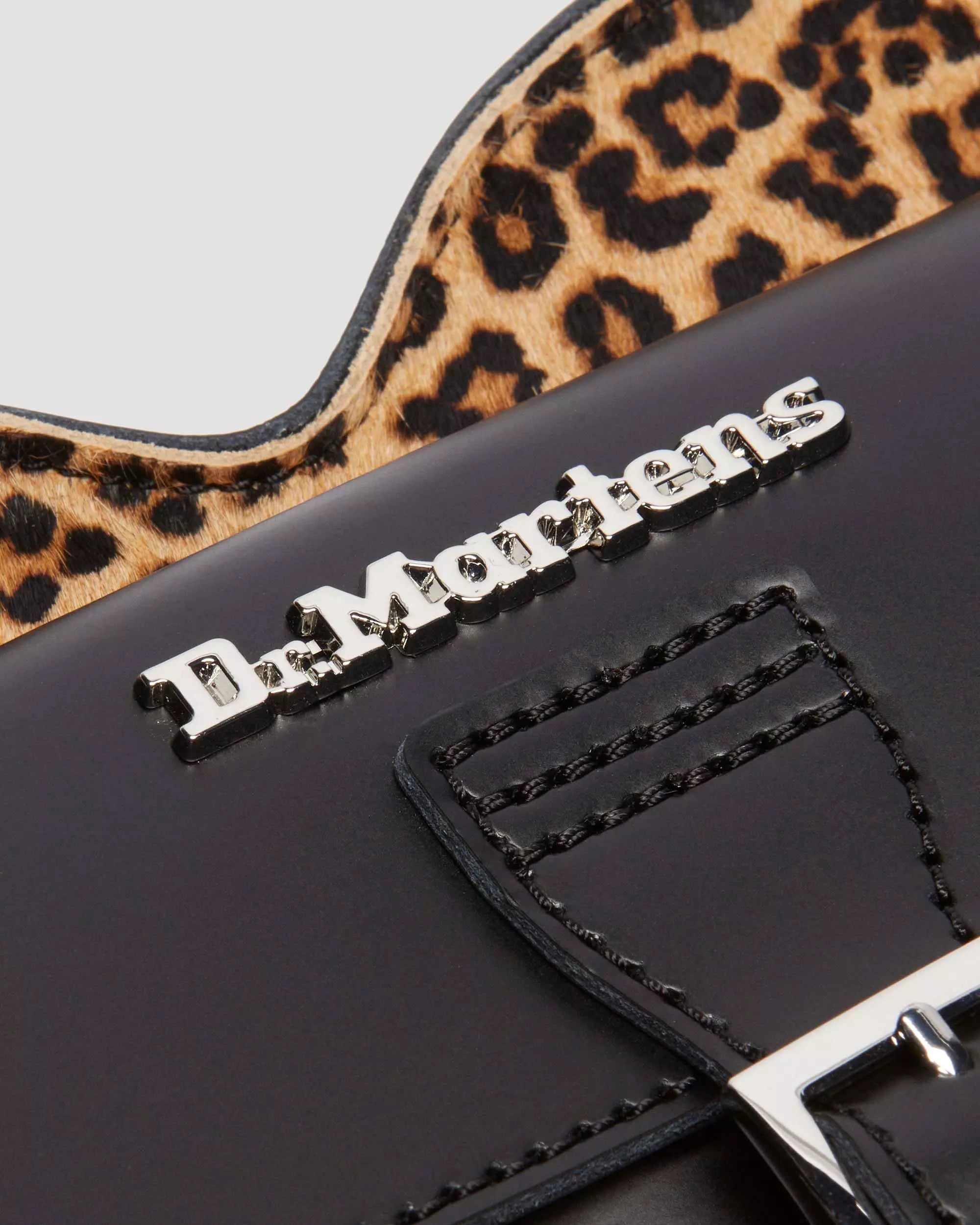 Heart Bag Leopard Kiev Leather Backpack