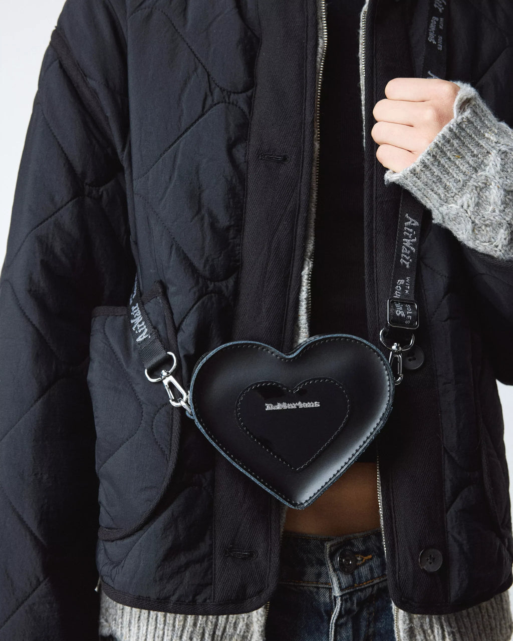 Mini Heart Kiev & Patent Leather Bag