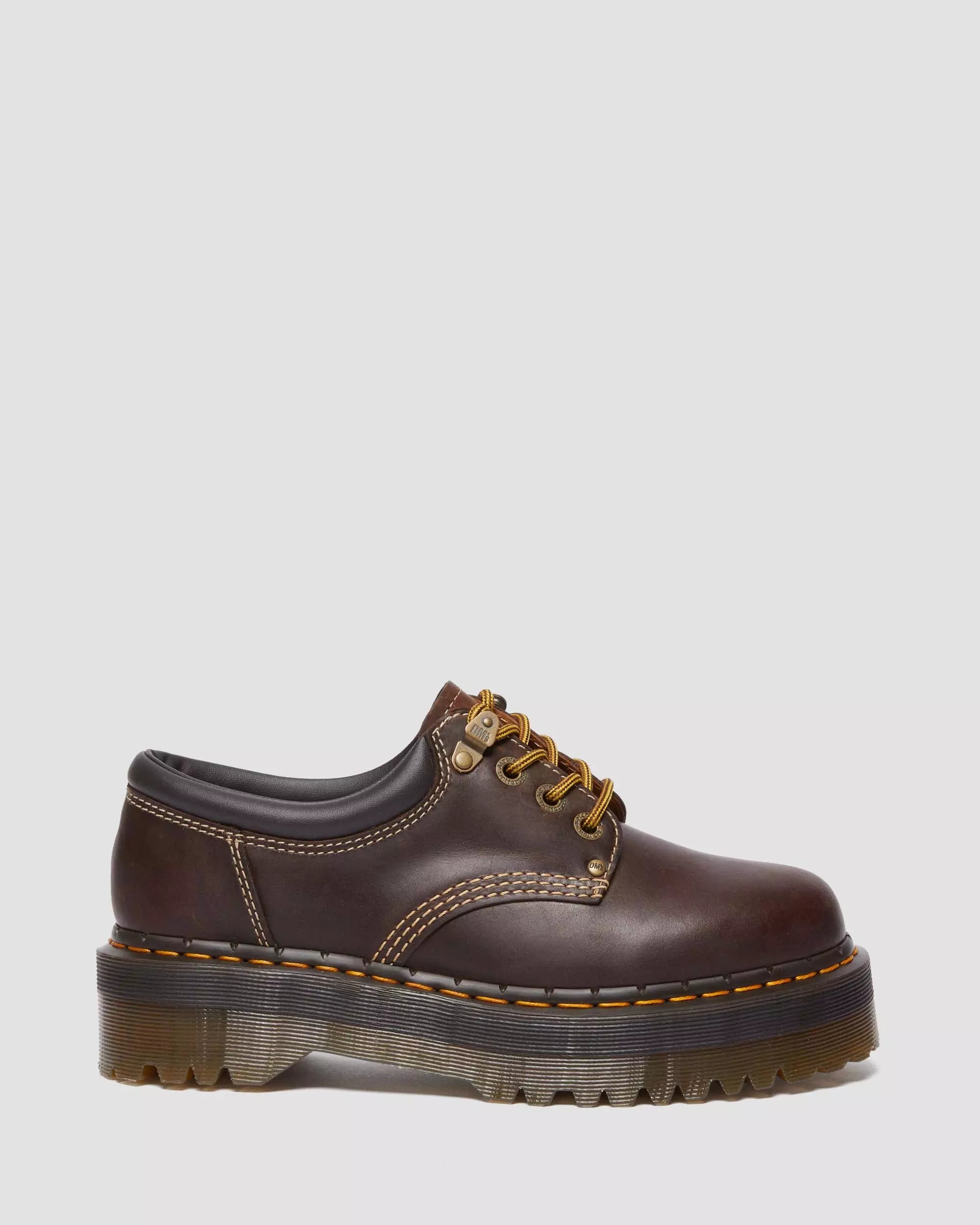8053 Arc Crazy Horse Leather Platform Casual Shoes