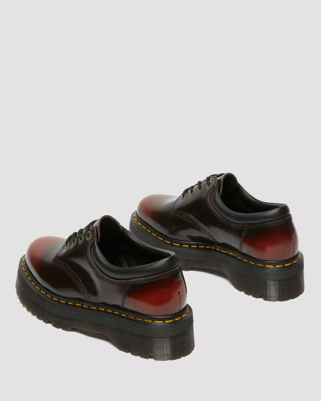 8053 Arcadia Leather Quad Platform Shoes