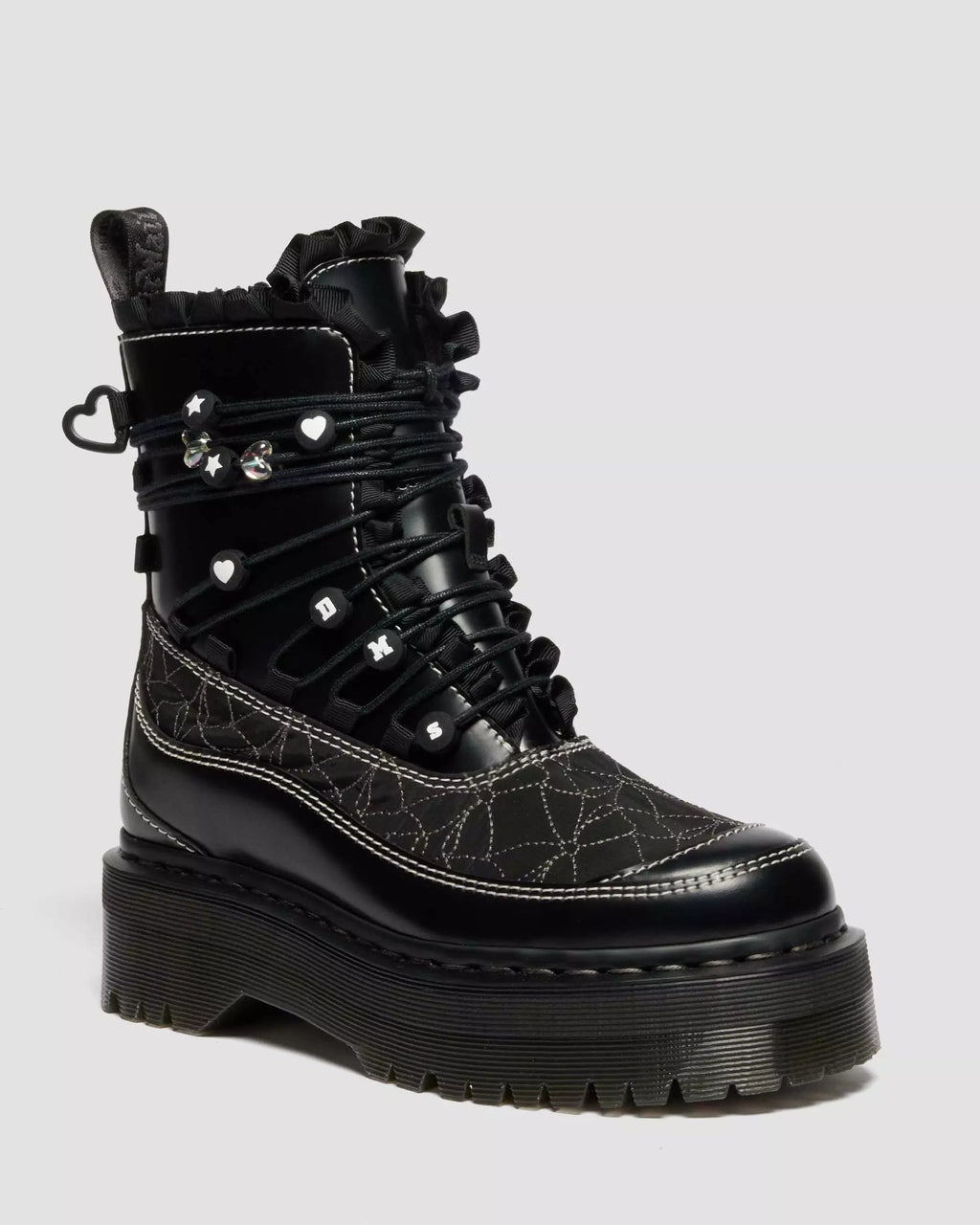 JADON FRILL Smooth Leather Platform Boots