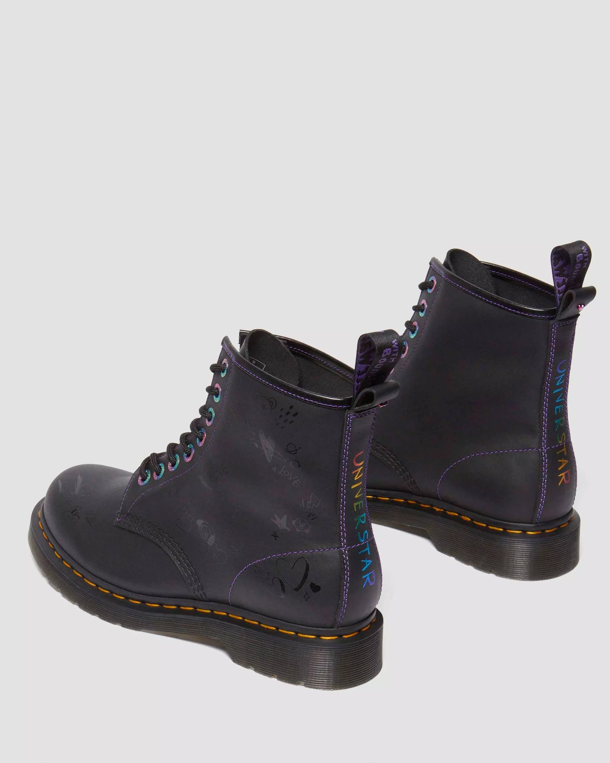1460 x BT21 Leather Lace Up Boots