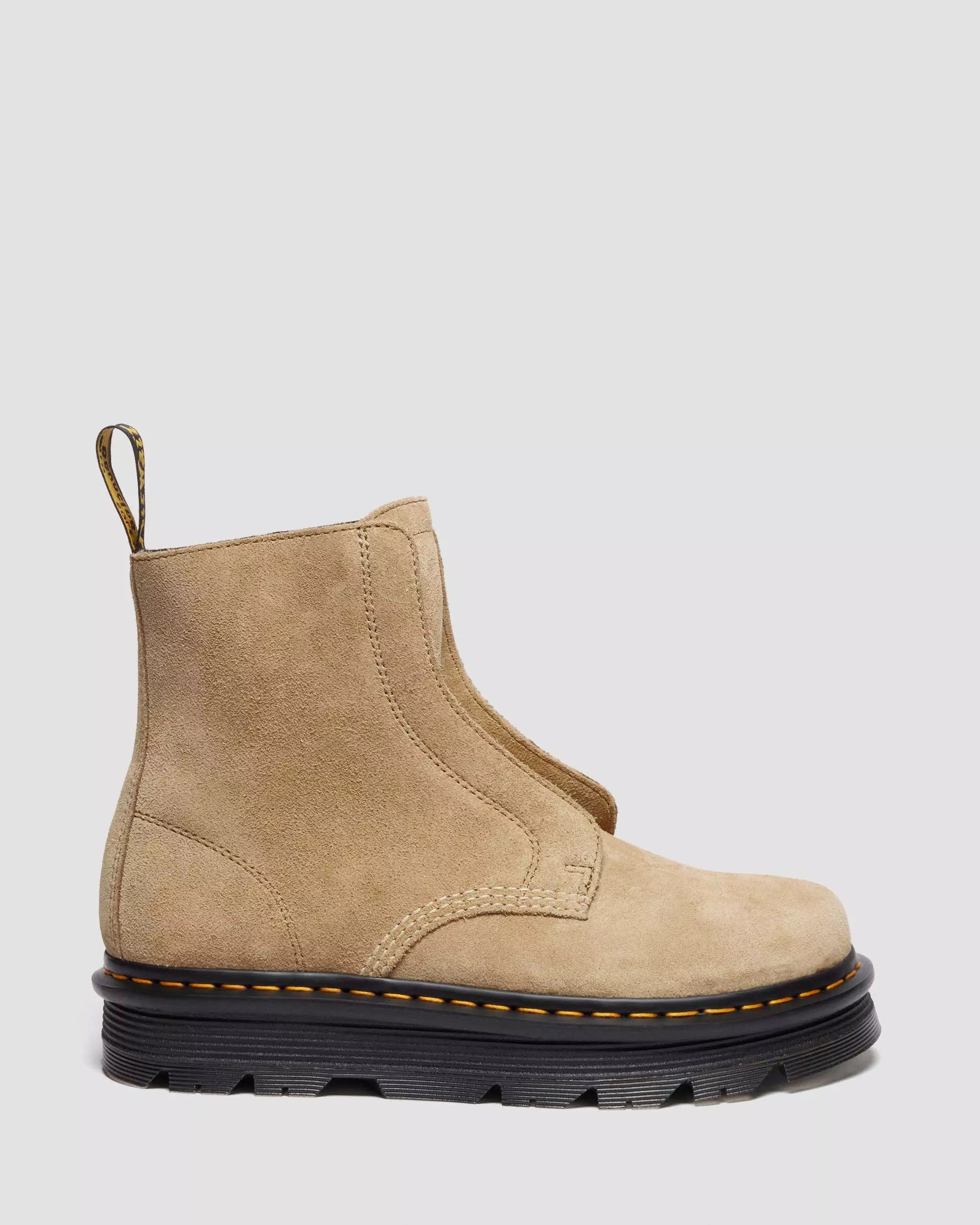 ZEBZAG LACELESS Slip On Suede Boots