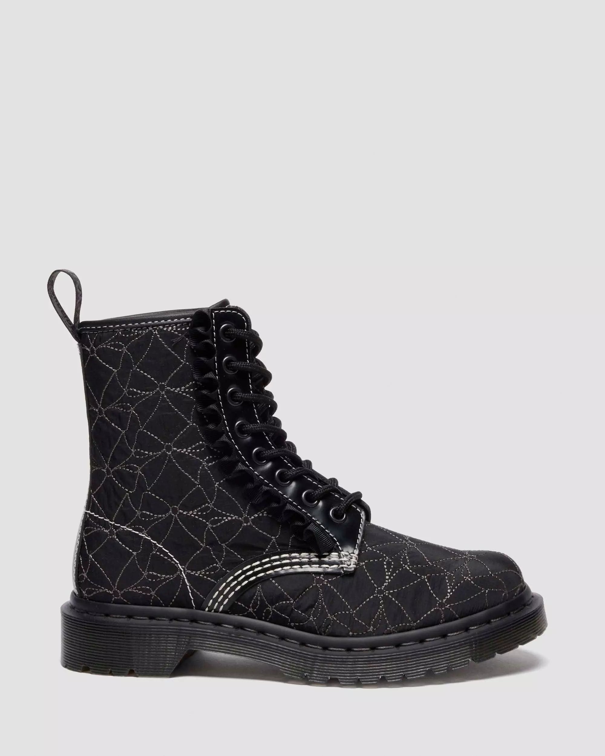 1460 FRILL Leather Lace Up Boots