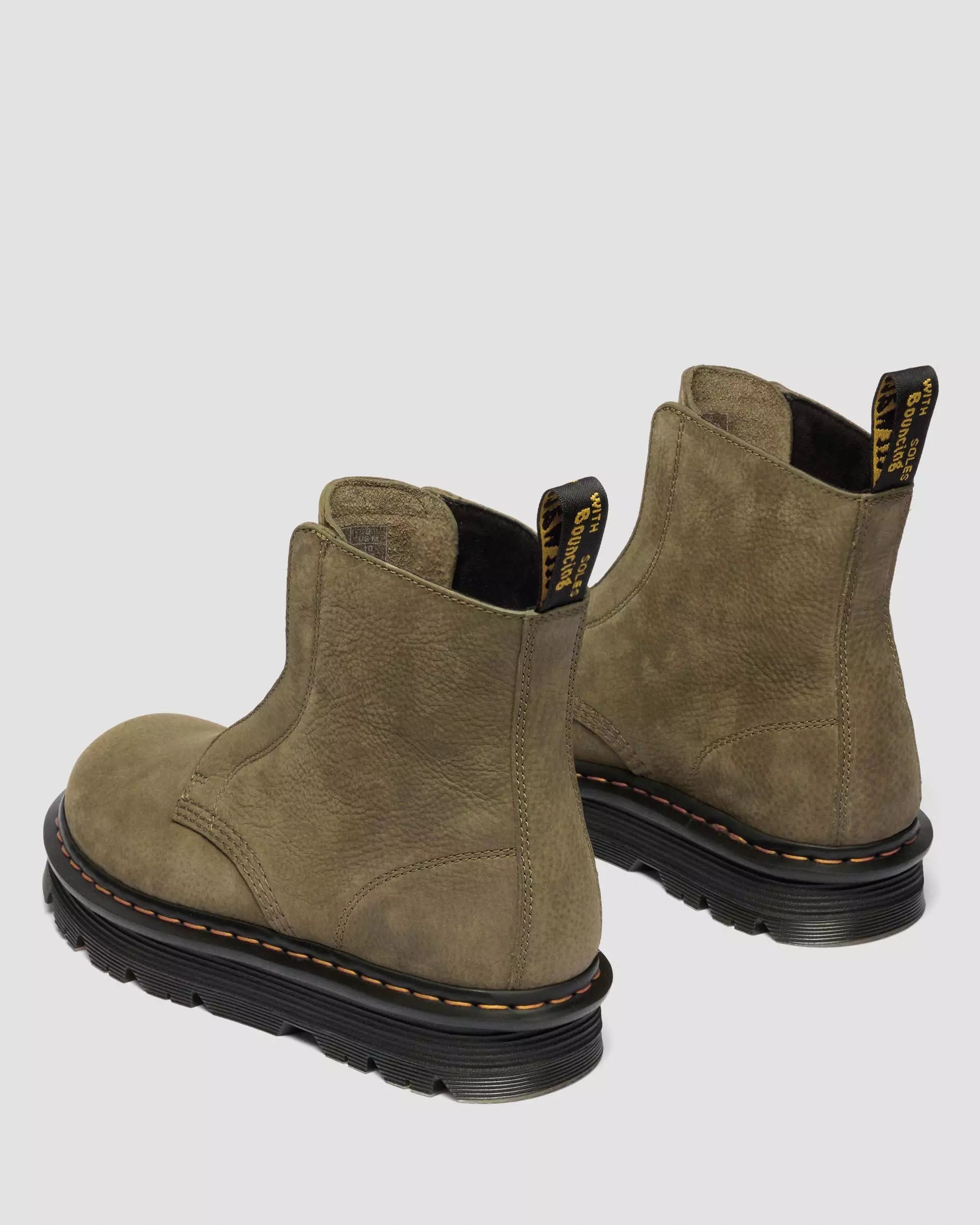 ZEBZAG LACELESS Slip On Nubuck Boots