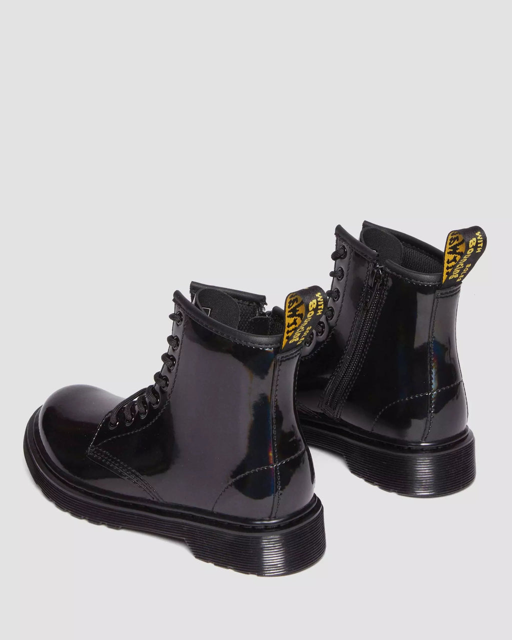 JUNIOR 1460 RAINBOW Patent Leather Lace Up Boots