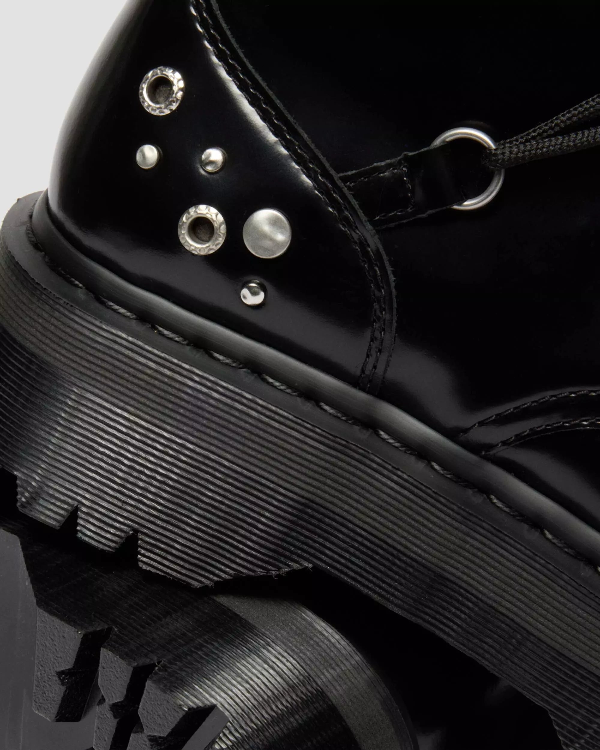 JADON HI Studded Buttero Leather Platform Boots