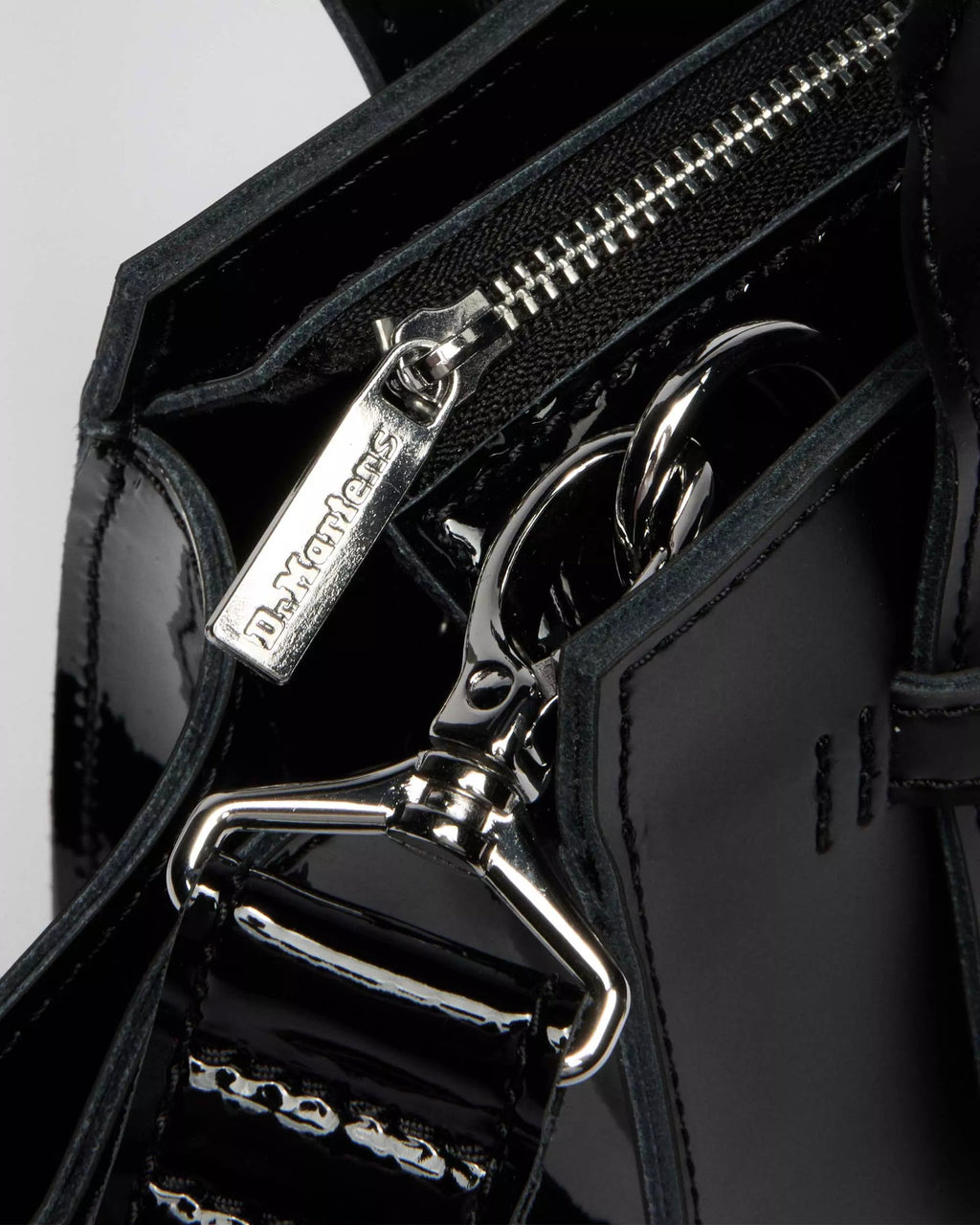 SMALL LEATHER TOTE BAG Kiev & Patent Lamper Leather Bag
