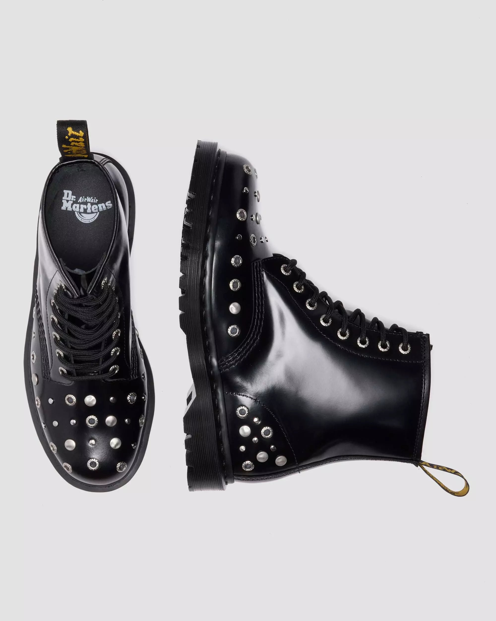 1460 Studded Buttero Leather Boots