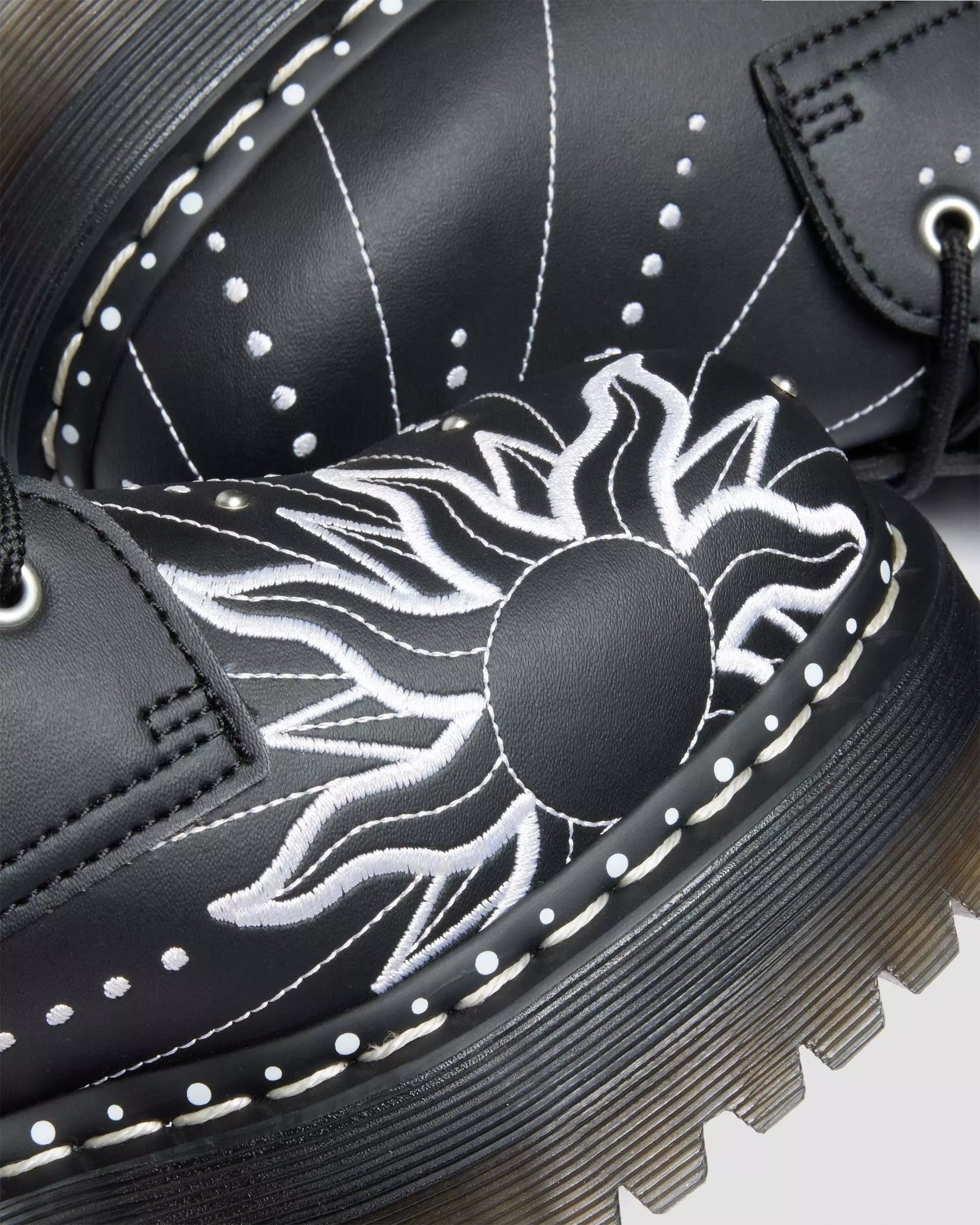 JADON HI SOLAR FLARE Reclaimed Leather Platform Boots
