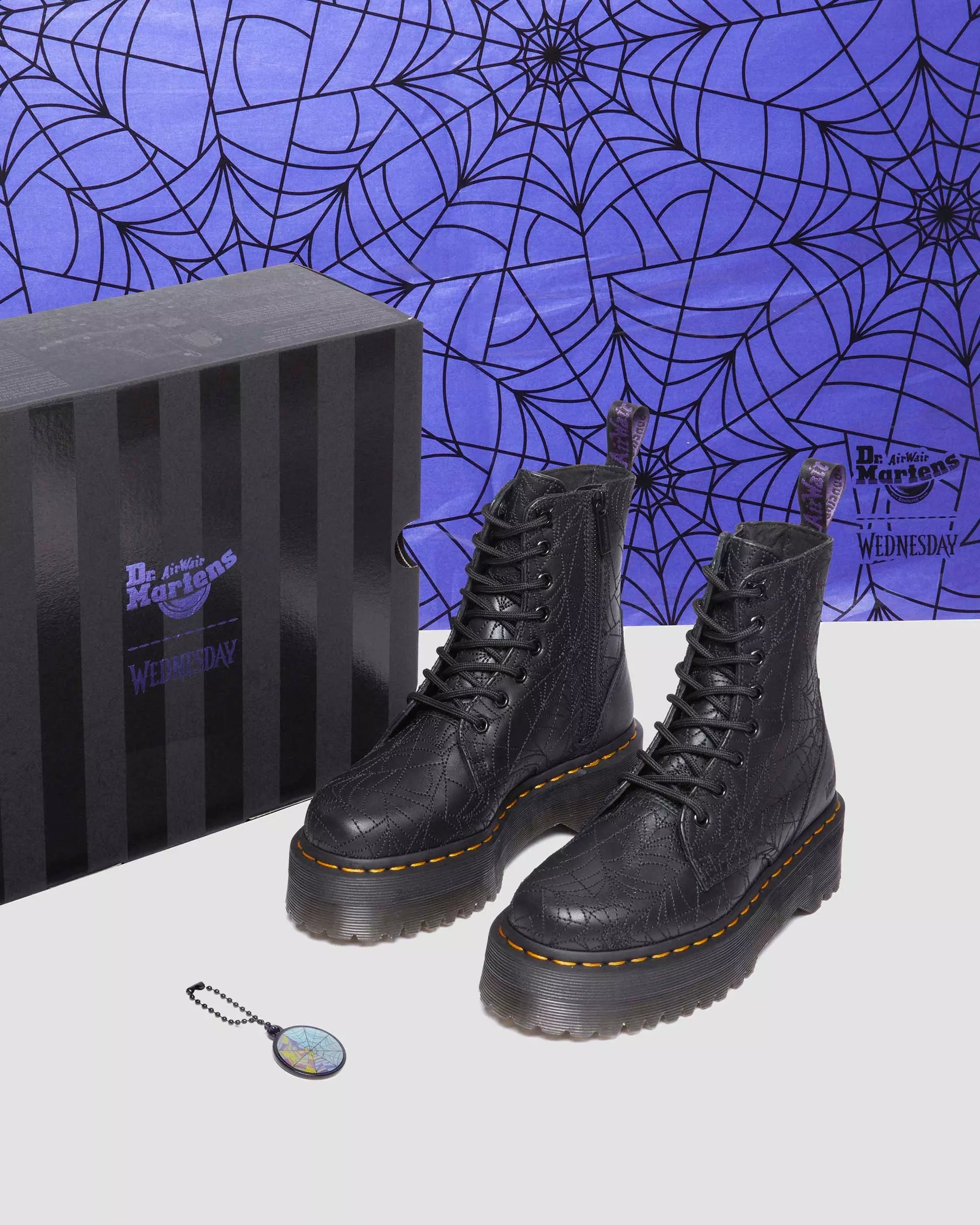 Jadon Wednesday Leather Platform Boots