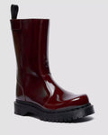 Rejena Lacquered Leather Boots
